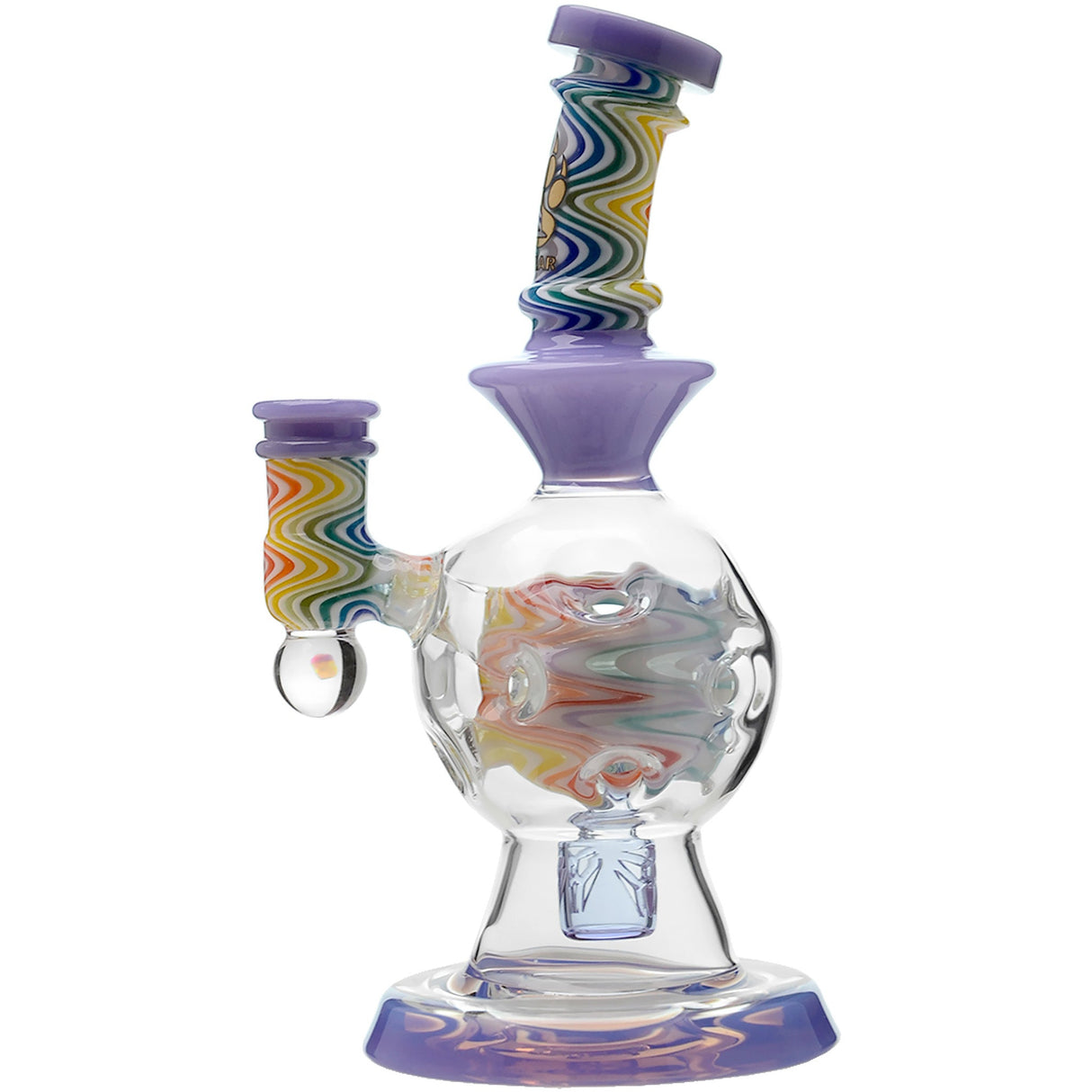 Calibear 8'' Fabyrinth Seed Of Life Perc Dab Rig