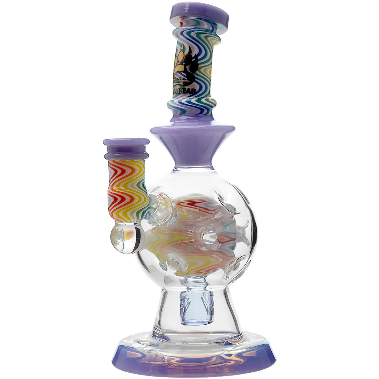 Calibear 8'' Fabyrinth Seed Of Life Perc Dab Rig