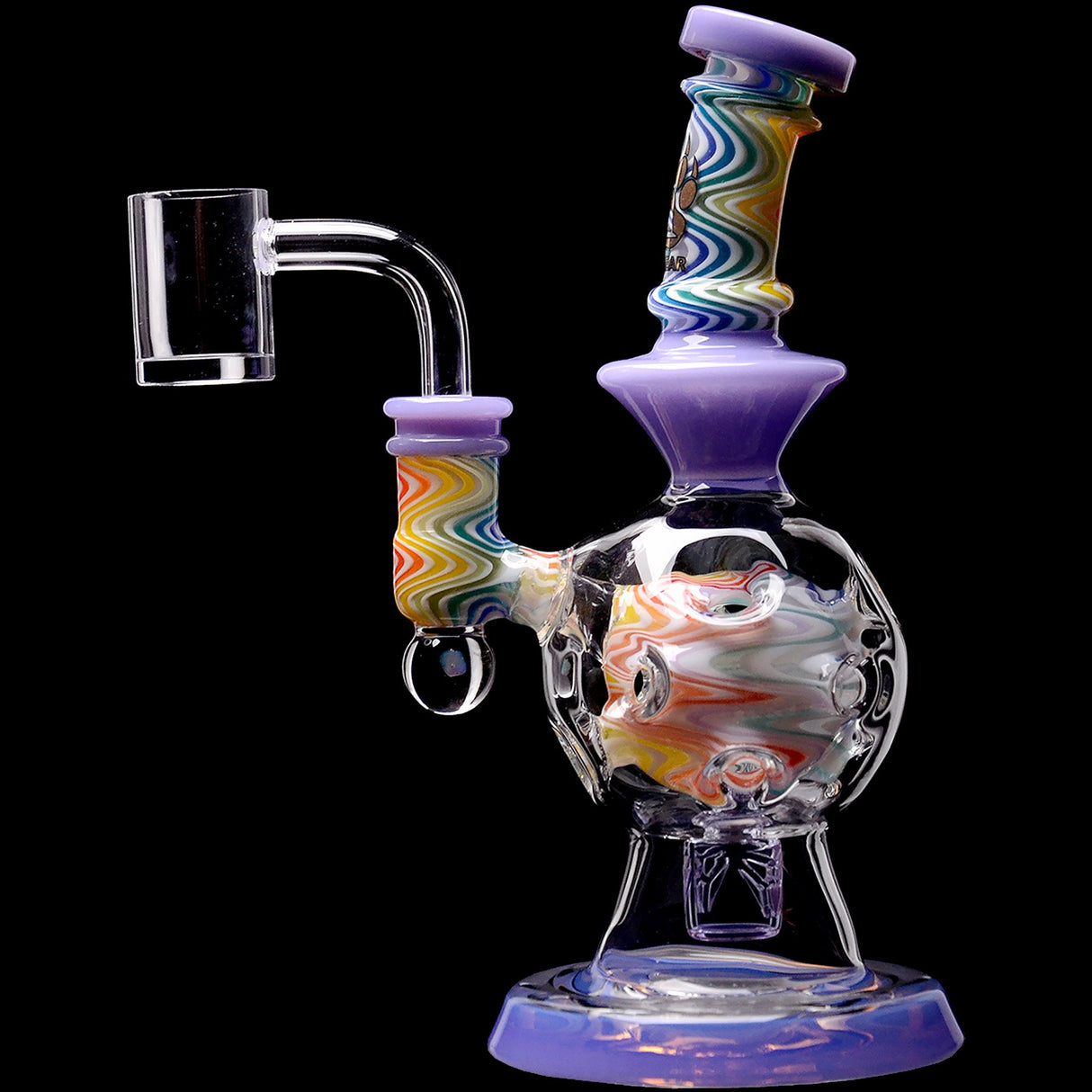 Calibear 8'' Fabyrinth Seed Of Life Perc Dab Rig