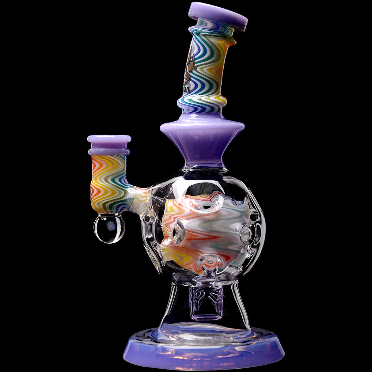 Calibear 8'' Fabyrinth Seed Of Life Perc Dab Rig