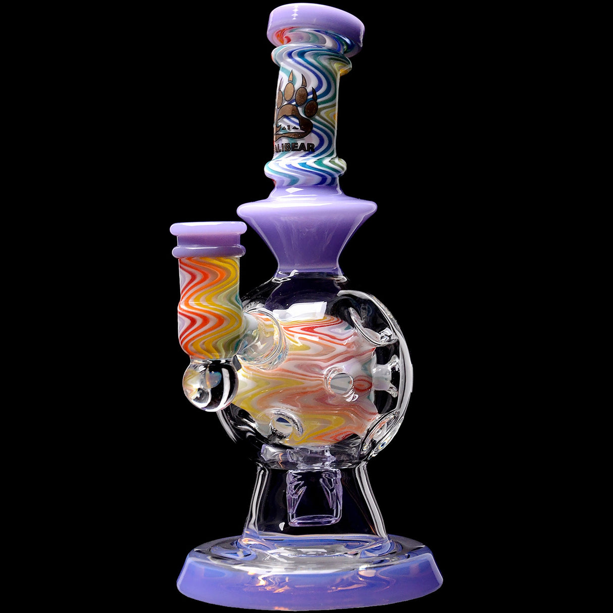 Calibear 8'' Fabyrinth Seed Of Life Perc Dab Rig