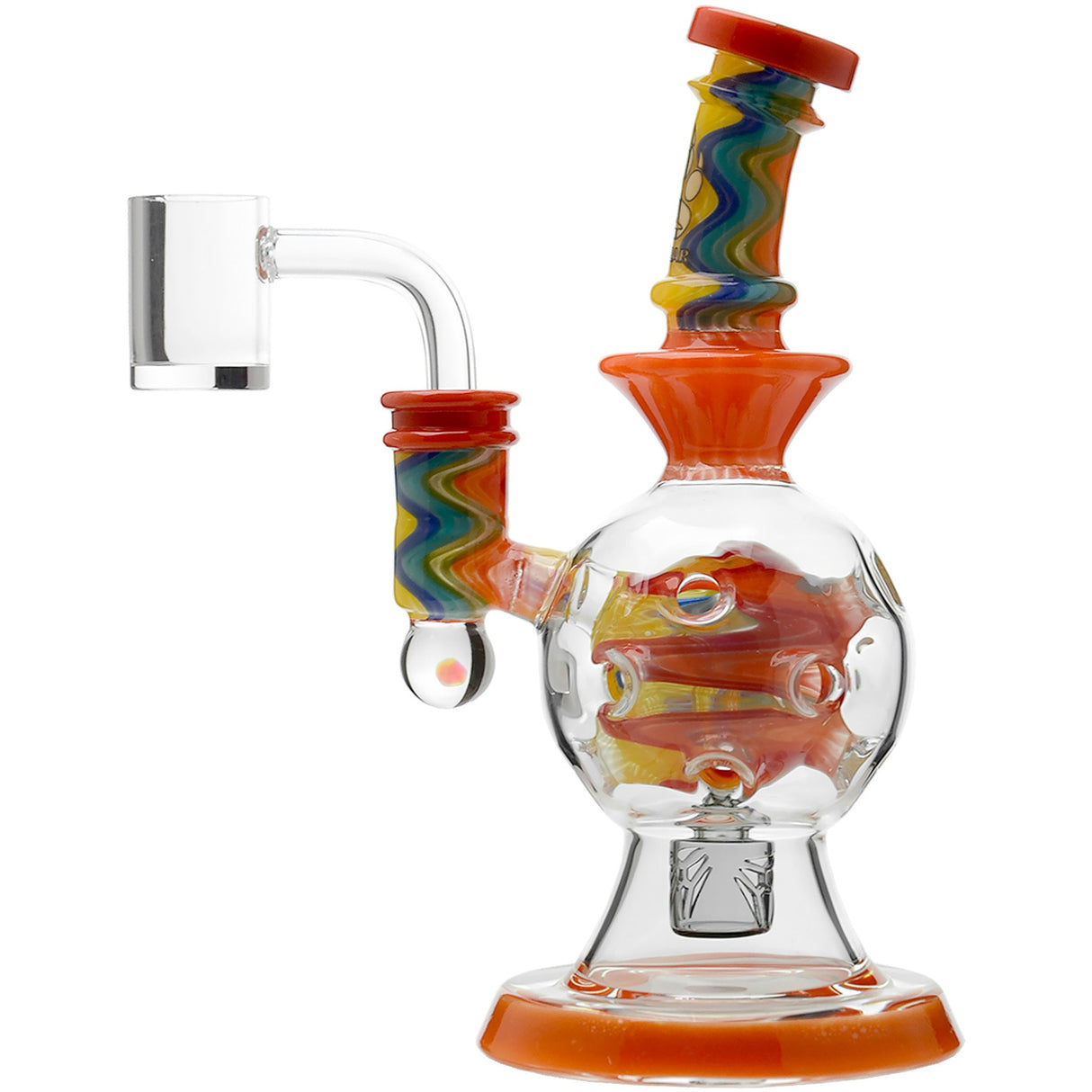 Calibear 8'' Fabyrinth Seed Of Life Perc Dab Rig