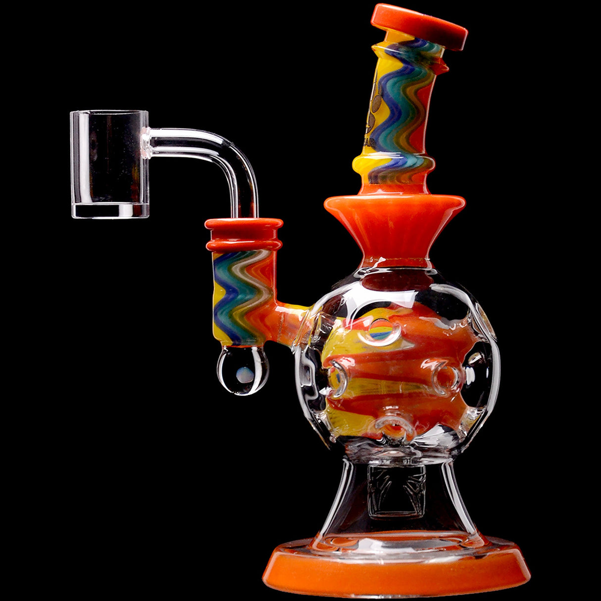 Calibear 8'' Fabyrinth Seed Of Life Perc Dab Rig