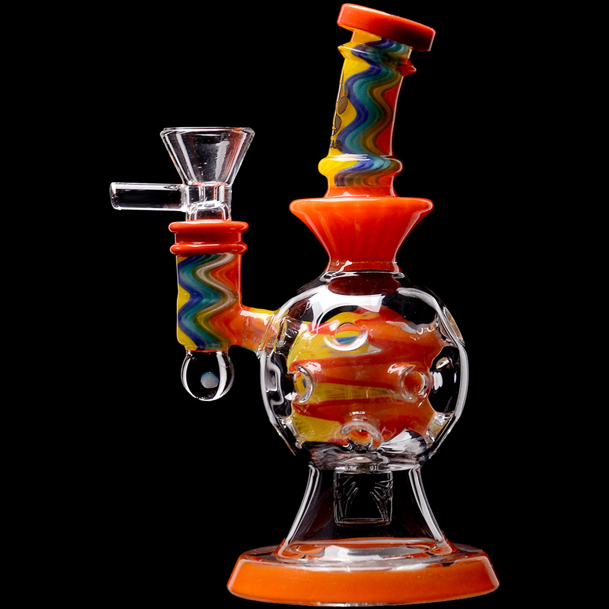 Calibear 8'' Fabyrinth Seed Of Life Perc Dab Rig