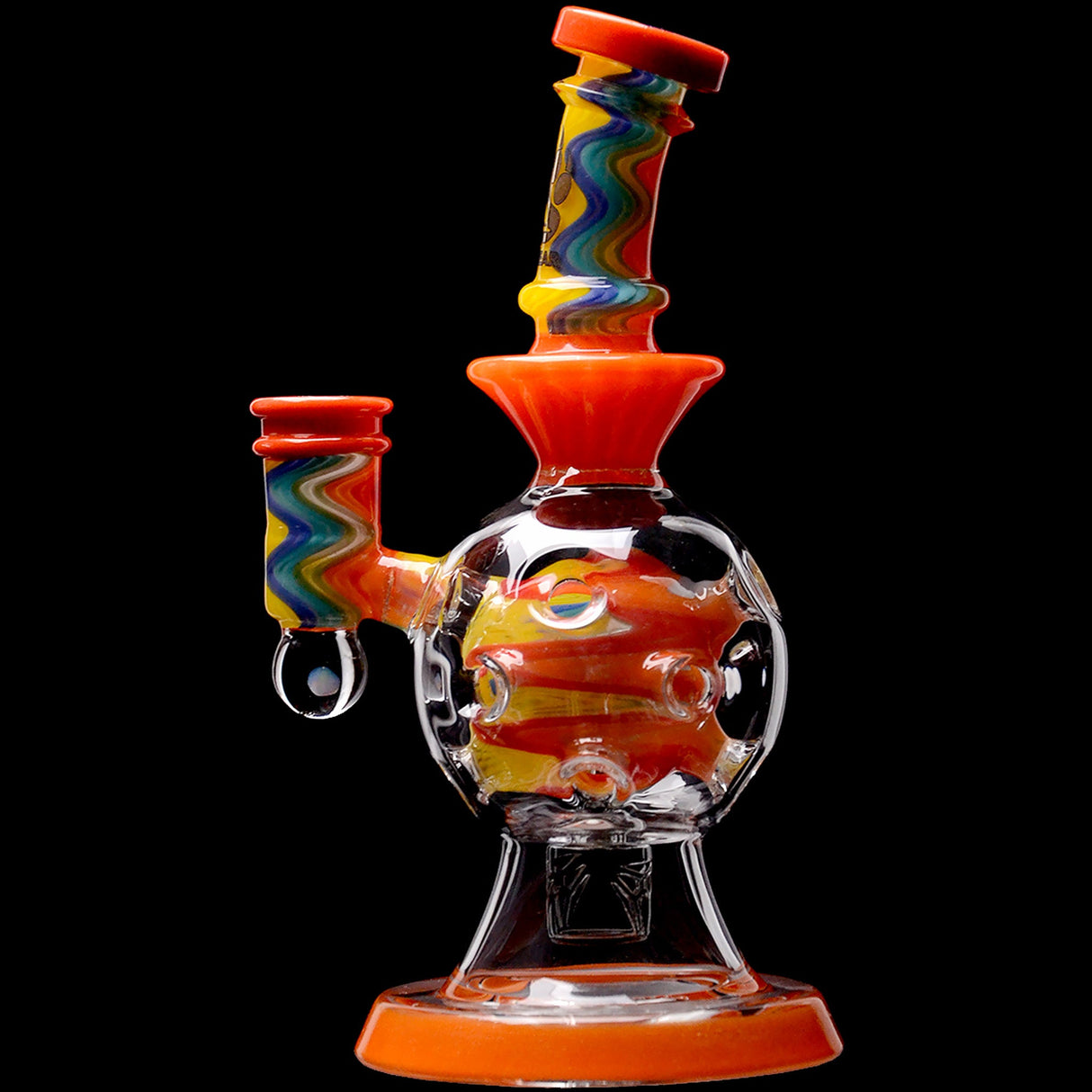 Calibear 8'' Fabyrinth Seed Of Life Perc Dab Rig