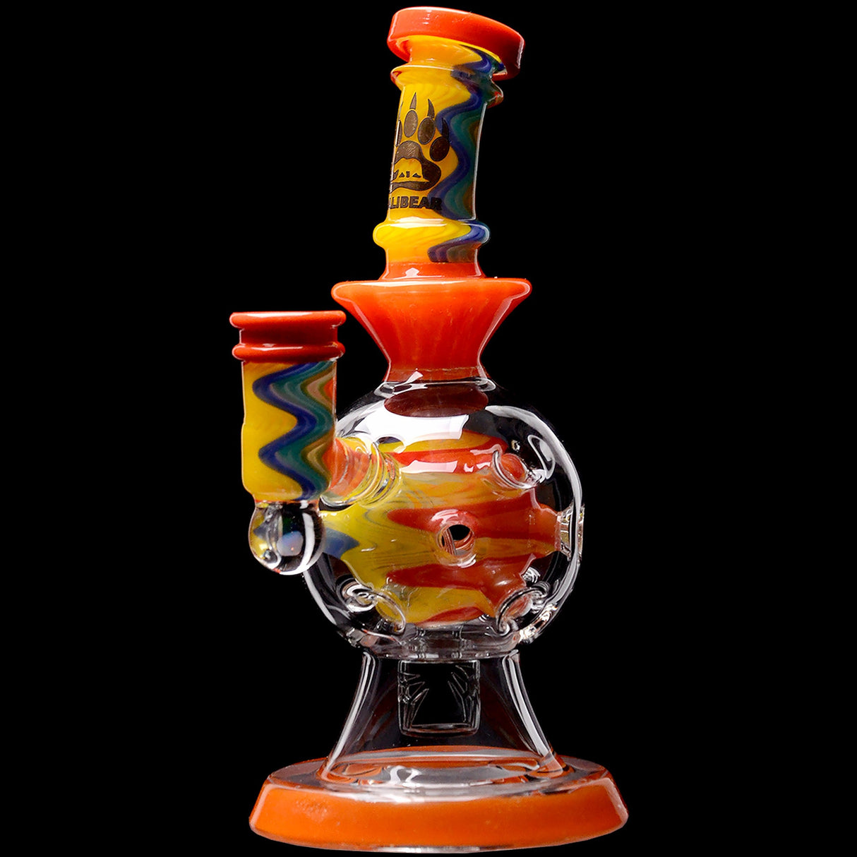 Calibear 8'' Fabyrinth Seed Of Life Perc Dab Rig
