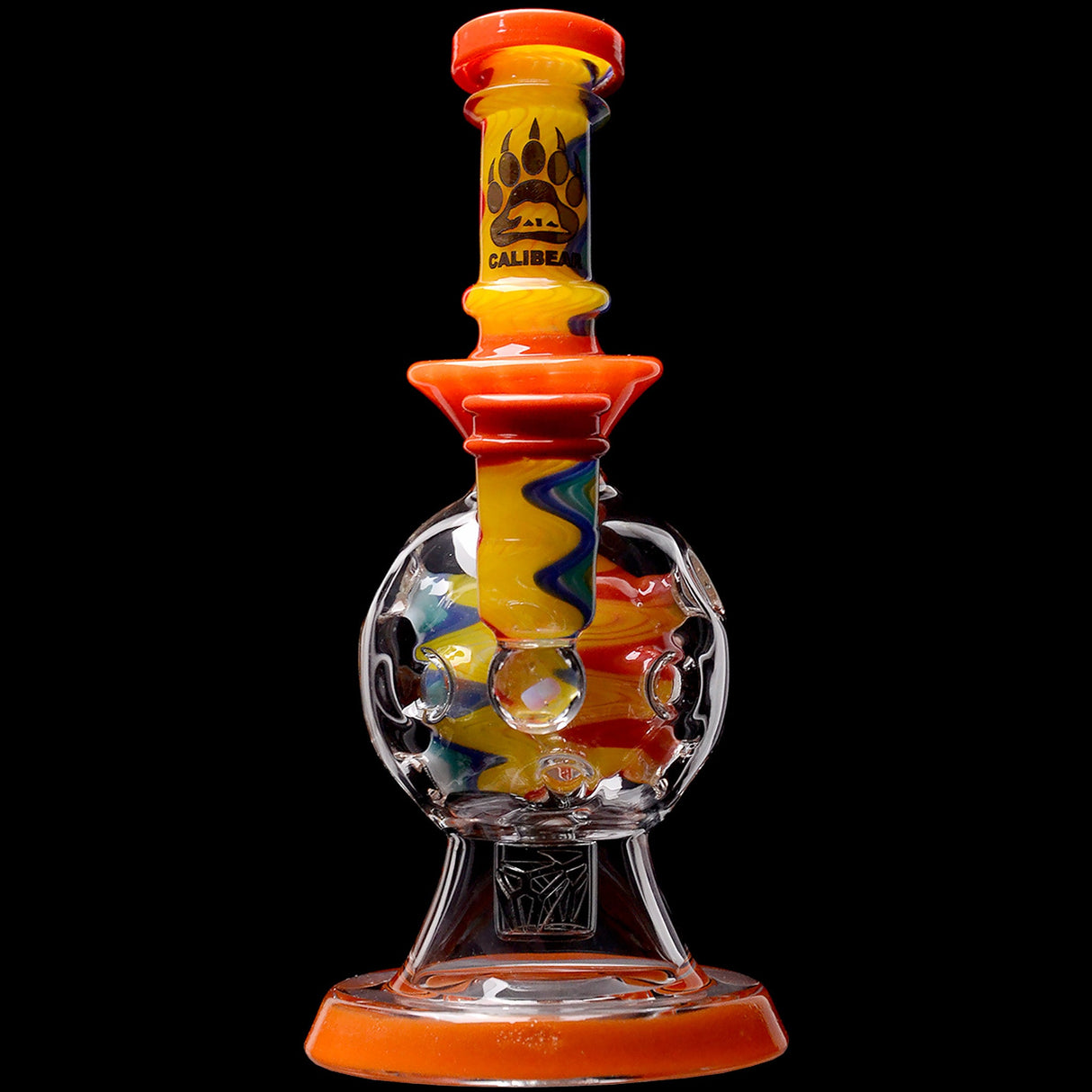 Calibear 8'' Fabyrinth Seed Of Life Perc Dab Rig