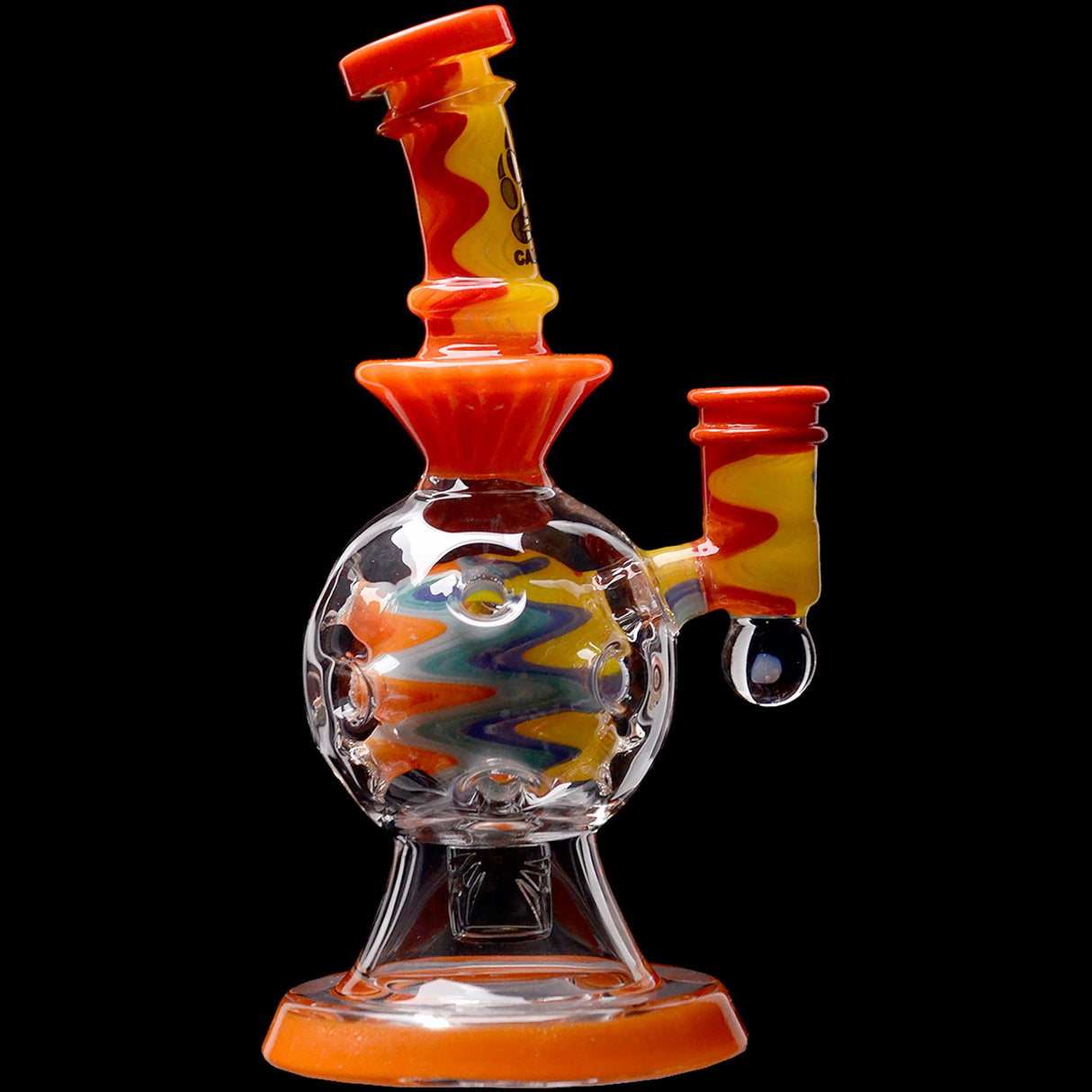 Calibear 8'' Fabyrinth Seed Of Life Perc Dab Rig