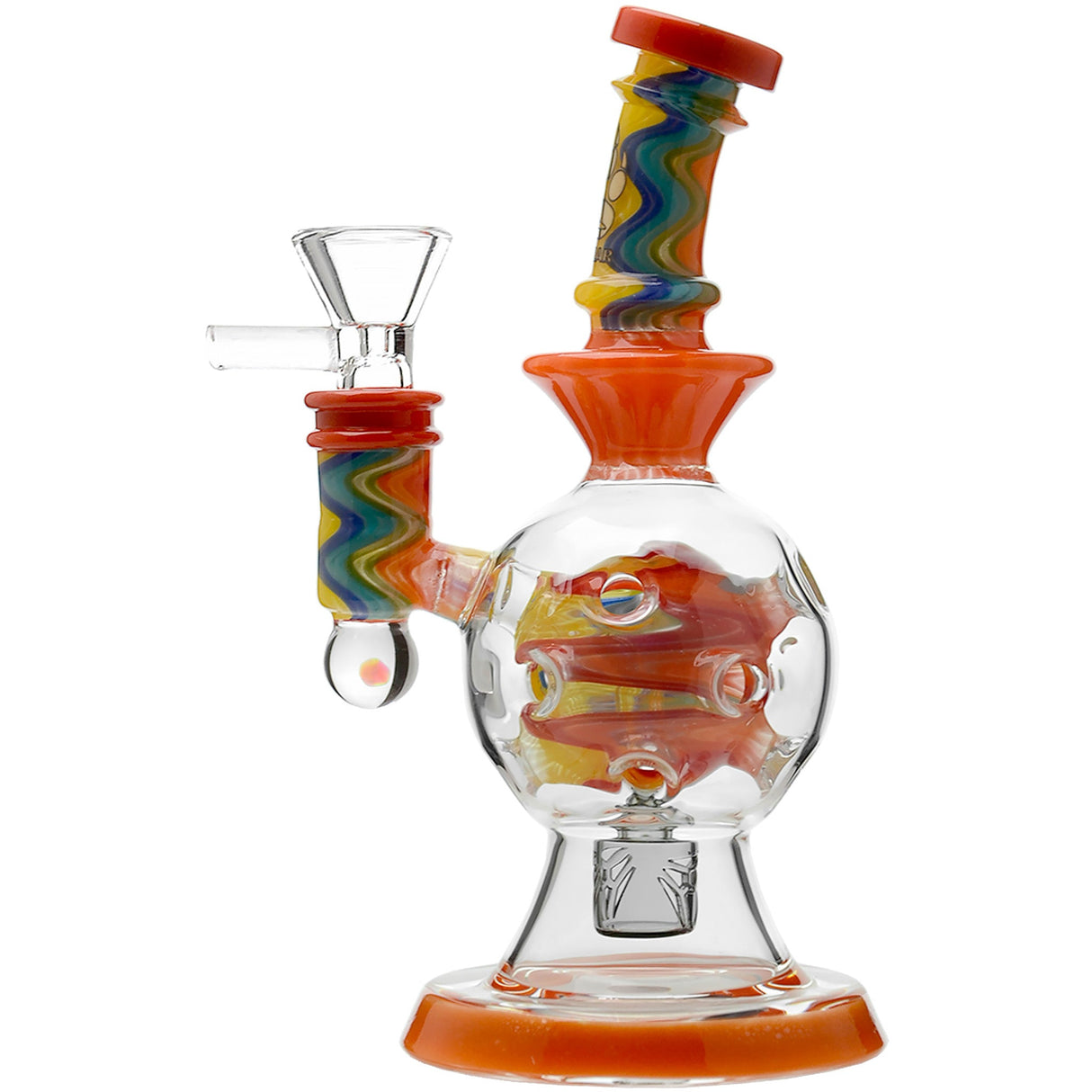 Calibear 8'' Fabyrinth Seed Of Life Perc Dab Rig