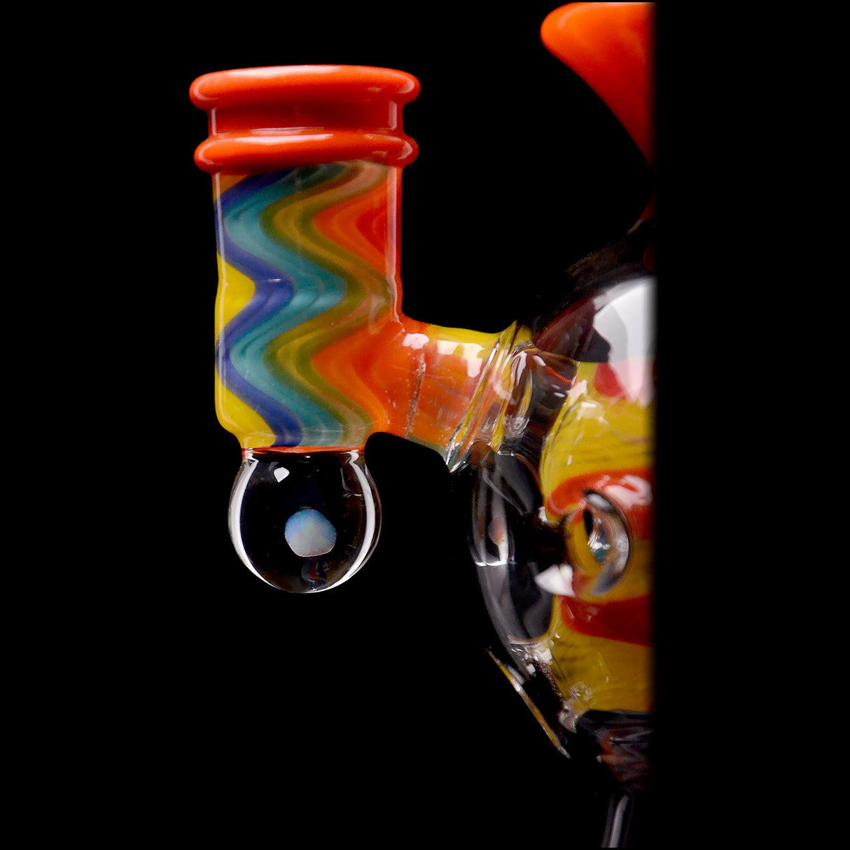 Calibear 8'' Fabyrinth Seed Of Life Perc Dab Rig