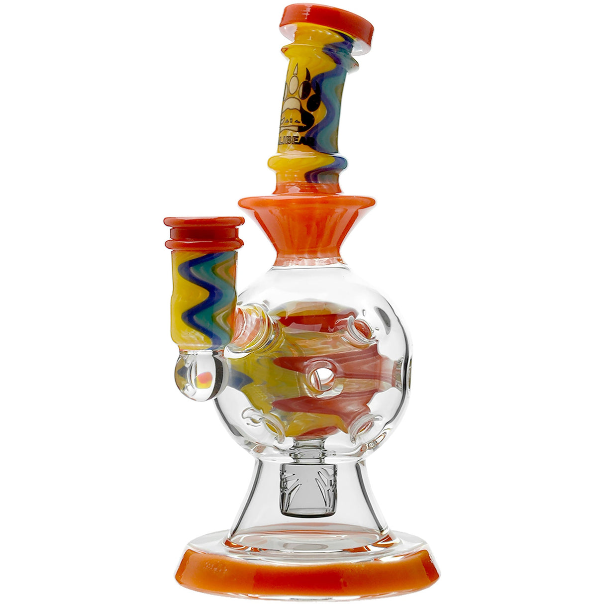 Calibear 8'' Fabyrinth Seed Of Life Perc Dab Rig