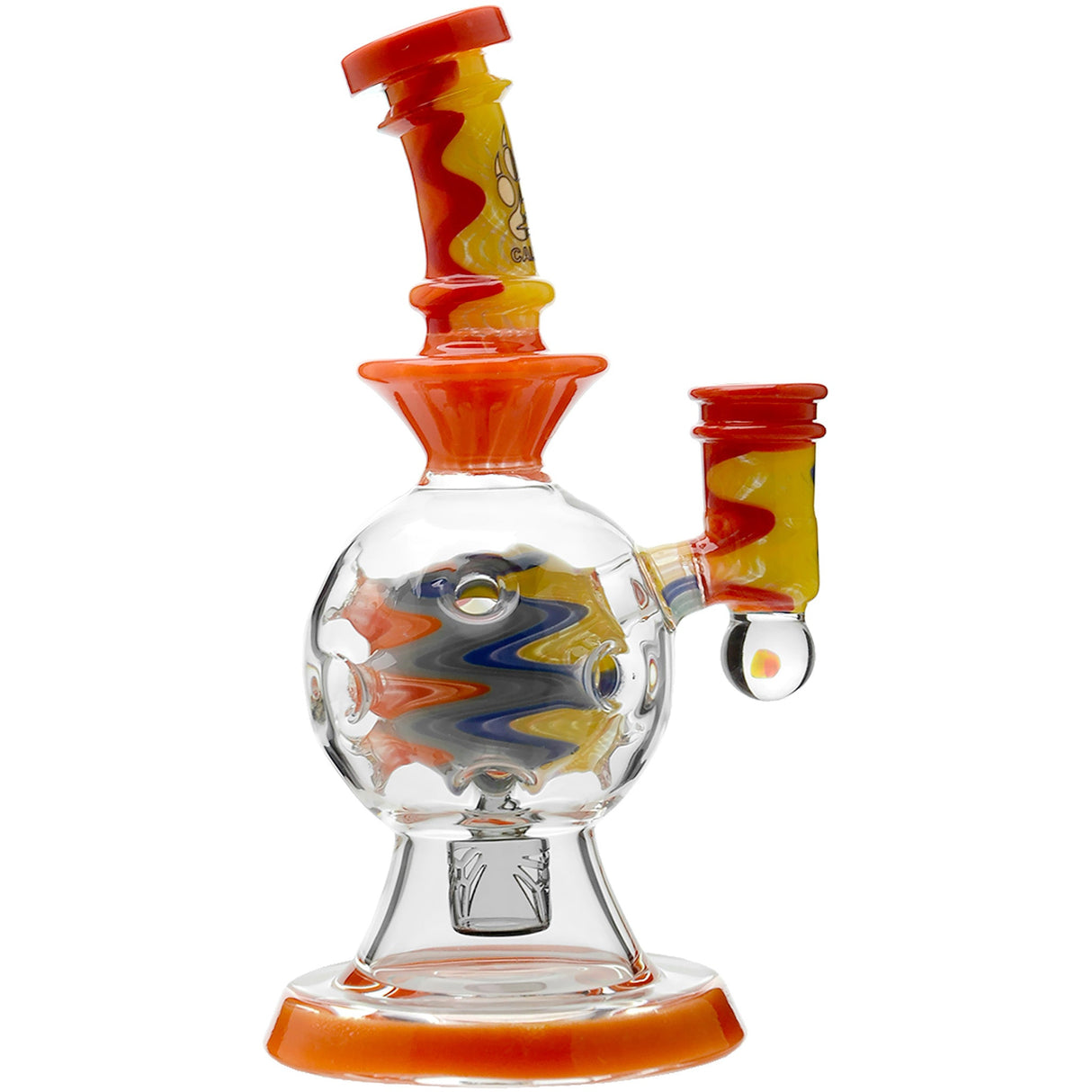 Calibear 8'' Fabyrinth Seed Of Life Perc Dab Rig