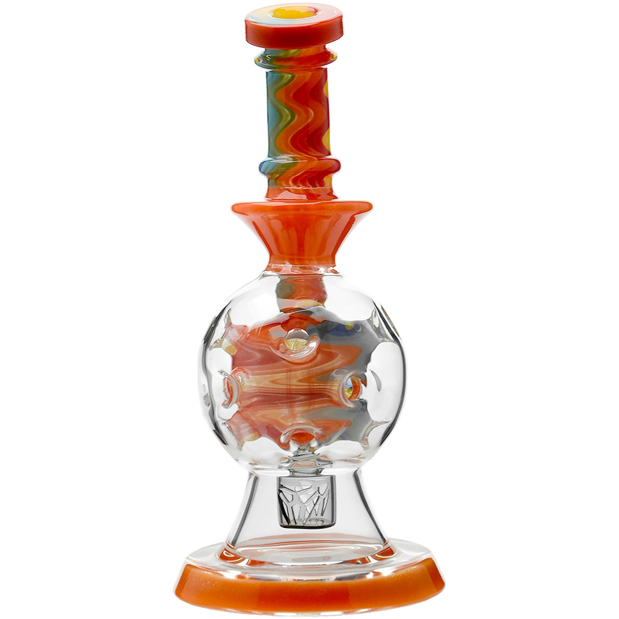 Calibear 8'' Fabyrinth Seed Of Life Perc Dab Rig