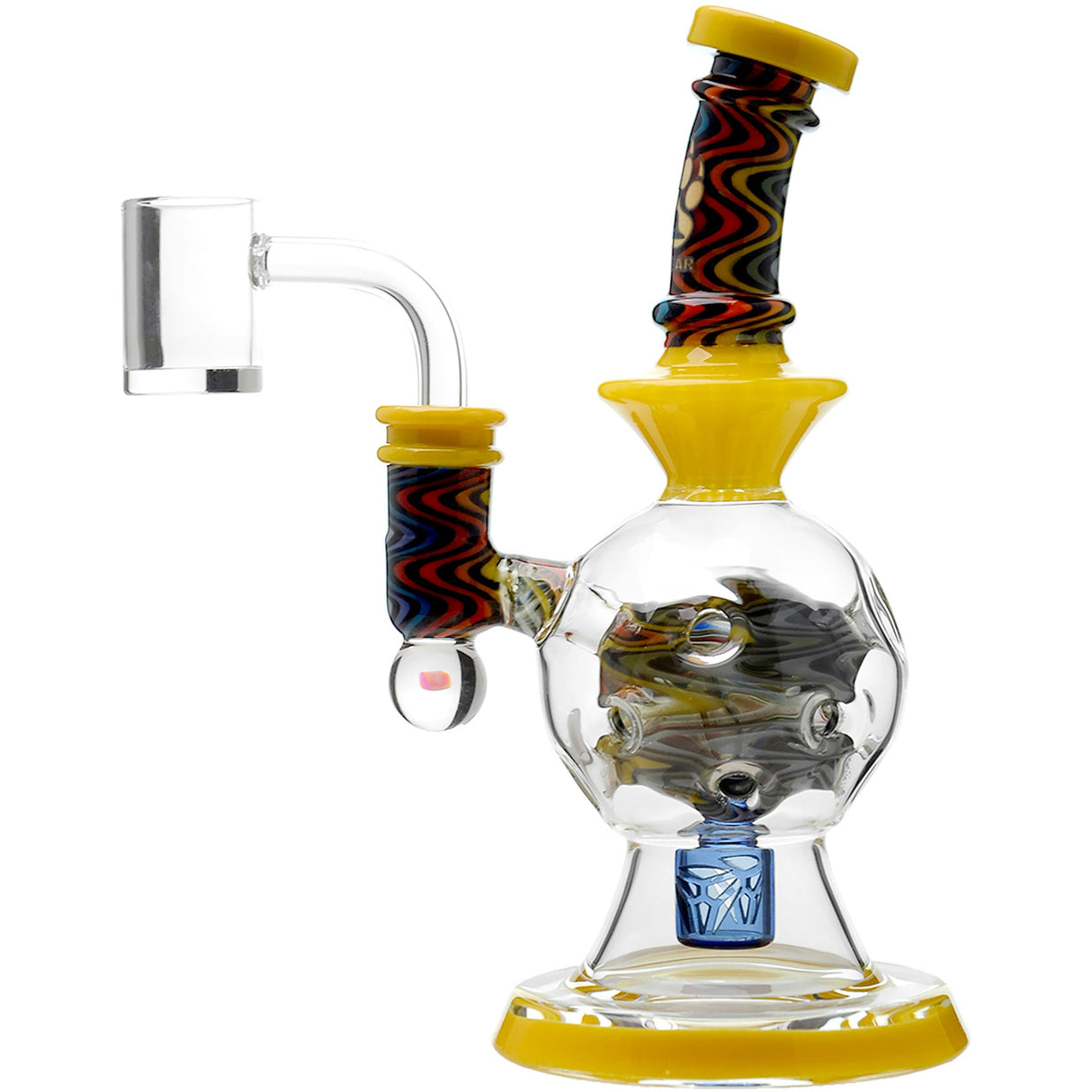 Calibear 8'' Fabyrinth Seed Of Life Perc Dab Rig