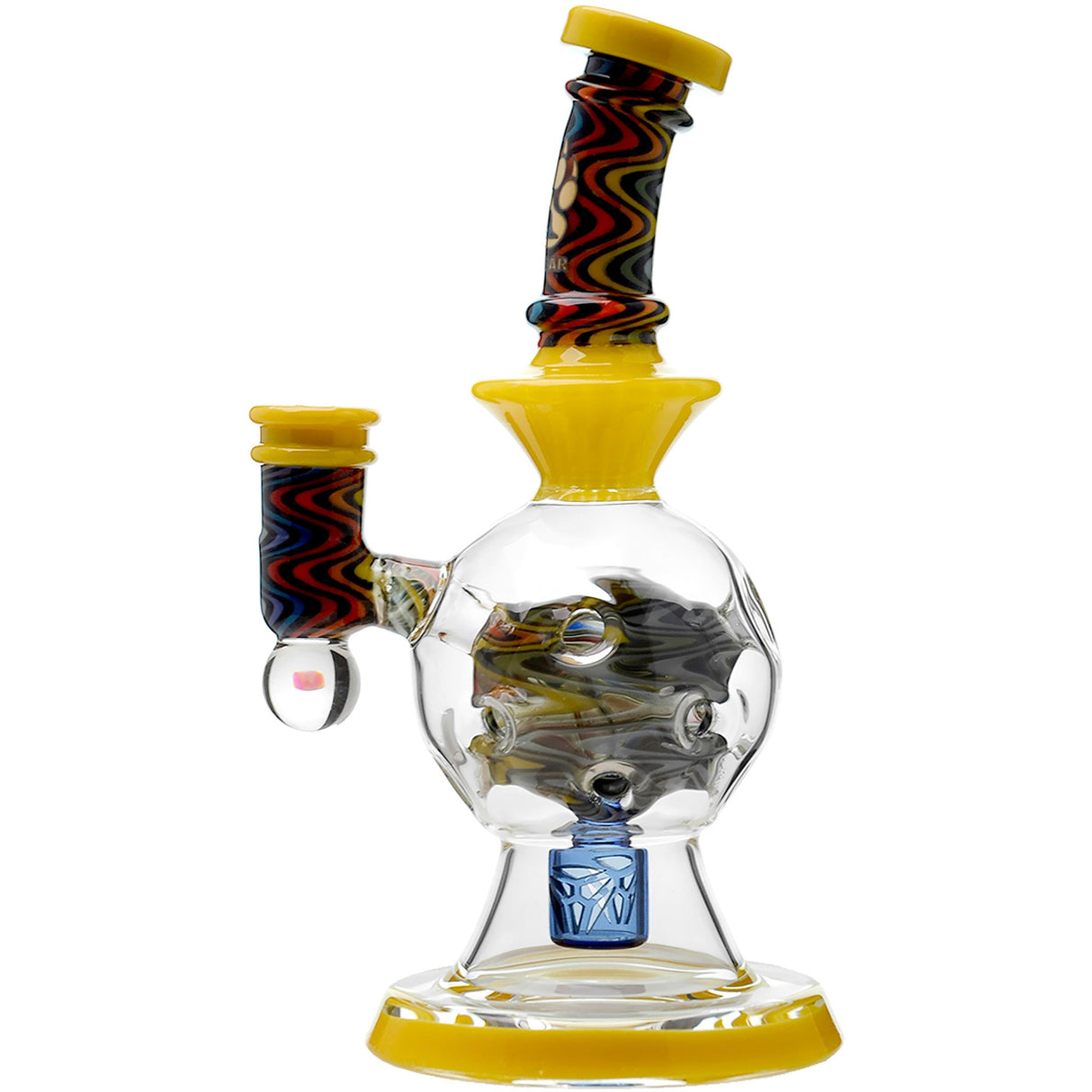 Calibear 8'' Fabyrinth Seed Of Life Perc Dab Rig