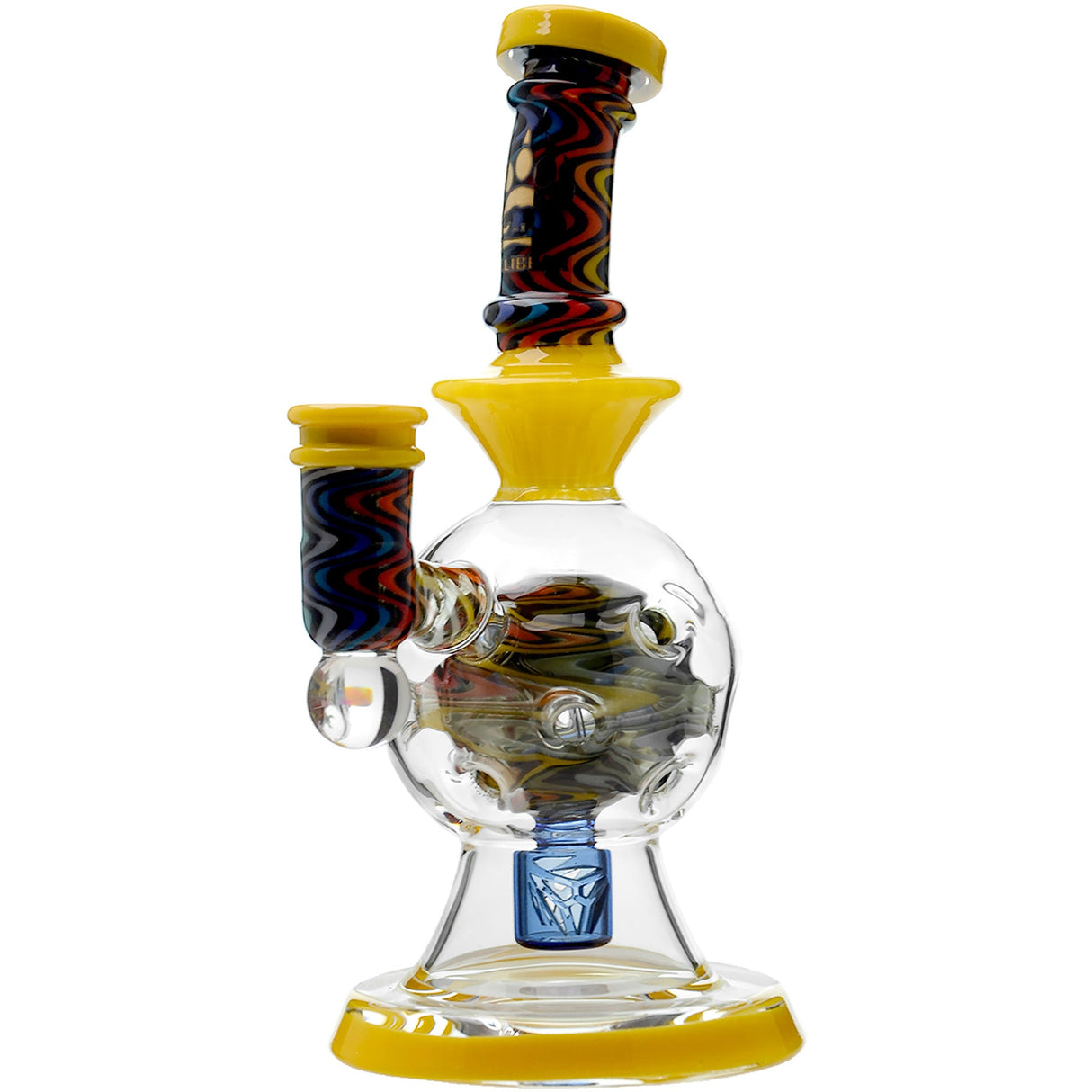 Calibear 8'' Fabyrinth Seed Of Life Perc Dab Rig