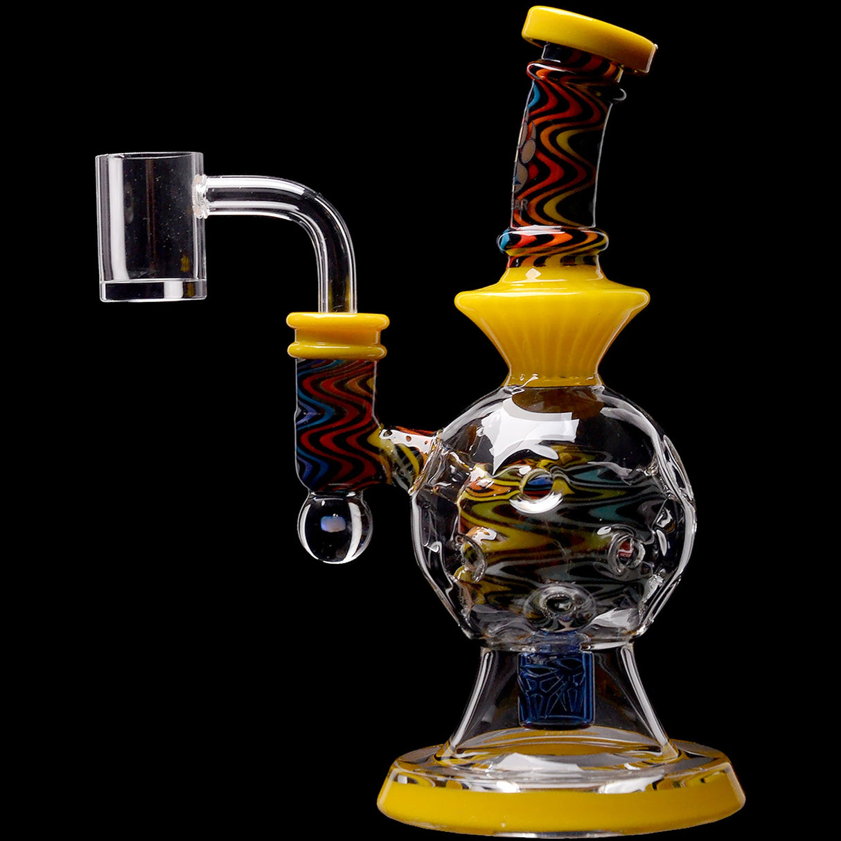 Calibear 8'' Fabyrinth Seed Of Life Perc Dab Rig