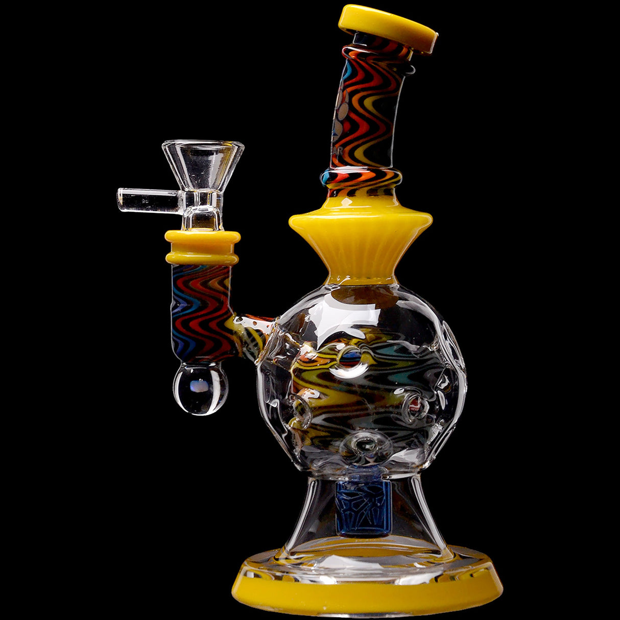 Calibear 8'' Fabyrinth Seed Of Life Perc Dab Rig