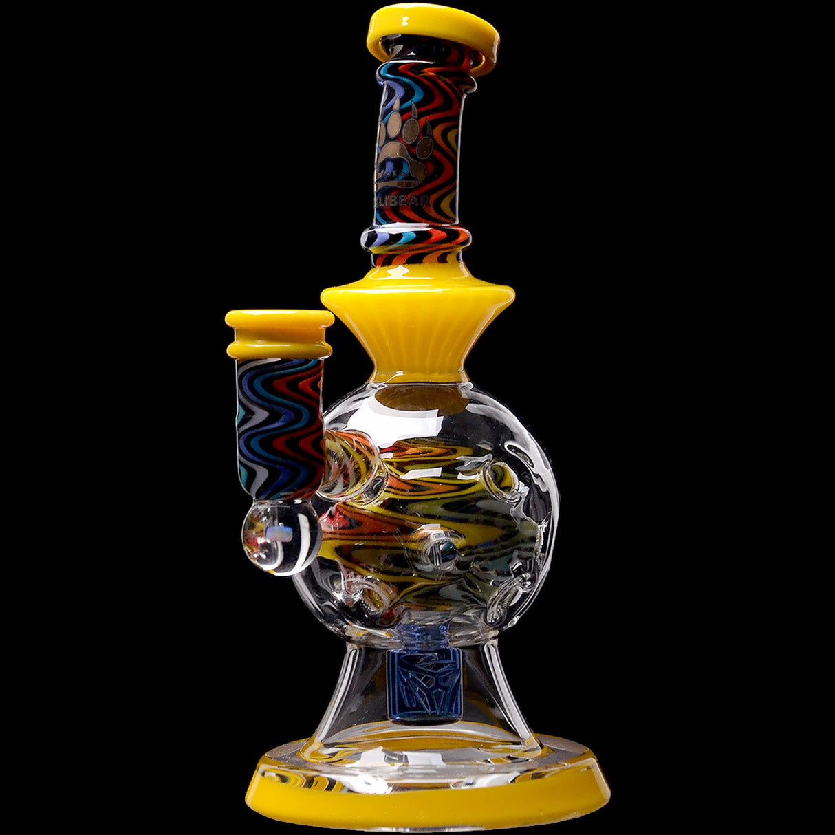 Calibear 8'' Fabyrinth Seed Of Life Perc Dab Rig