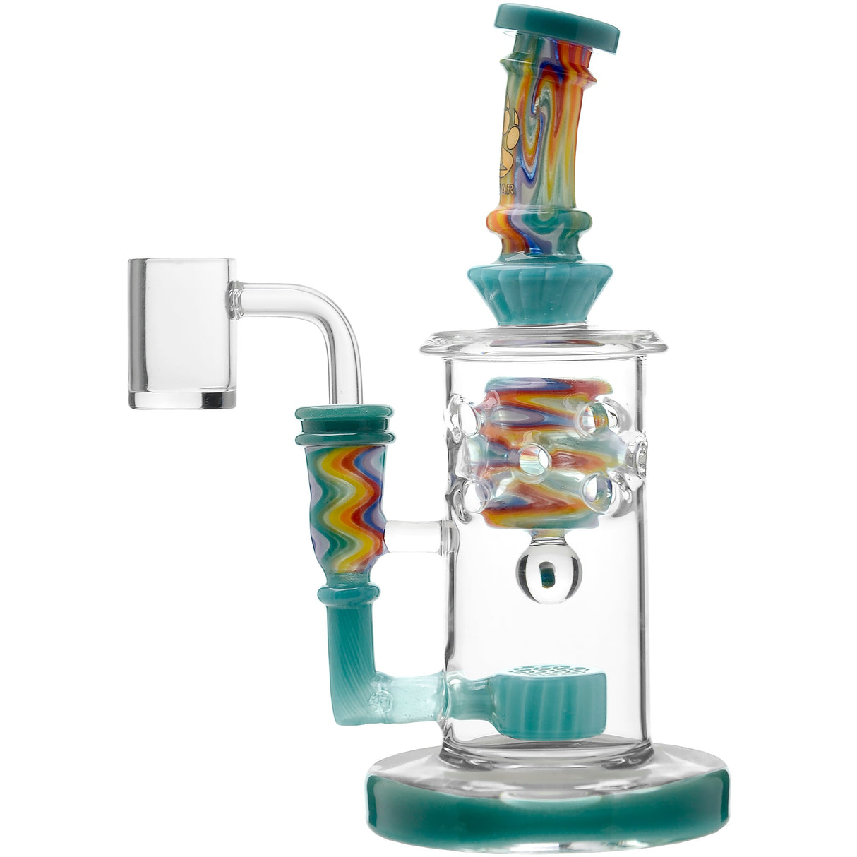 Calibear 8'' Ocean Drift Flower of Life Dab Rig