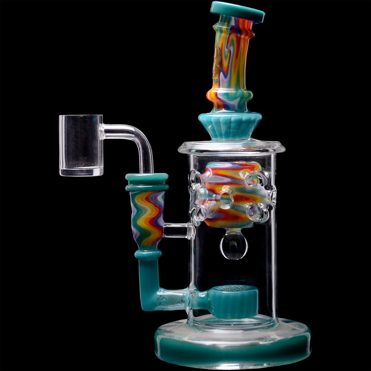 Calibear 8'' Ocean Drift Flower of Life Dab Rig