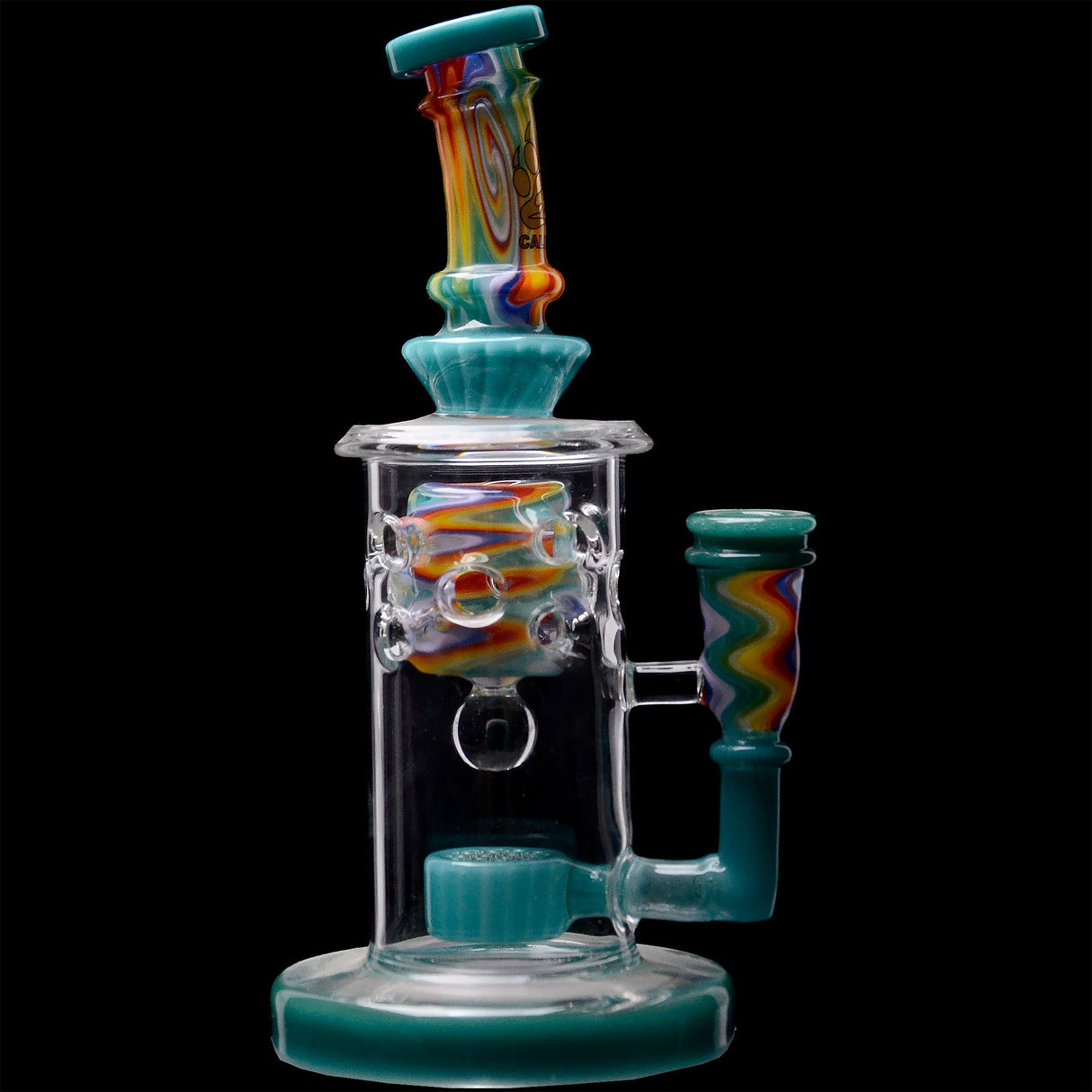 Calibear 8'' Ocean Drift Flower of Life Dab Rig