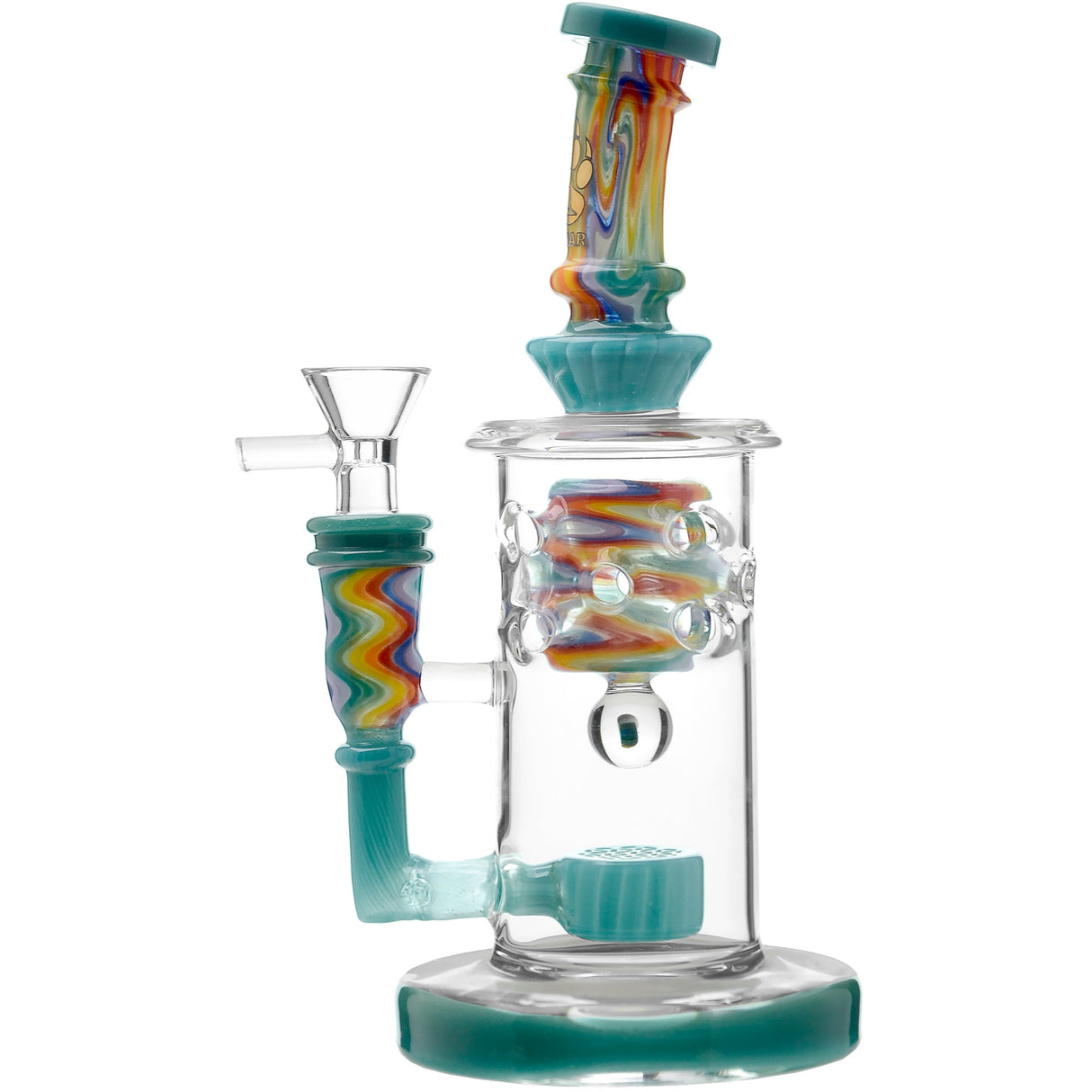 Calibear 8'' Ocean Drift Flower of Life Dab Rig