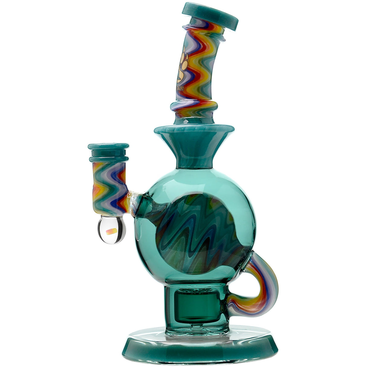 Calibear 8'' Wig Wag Ball Flower Of Life Dab Rig