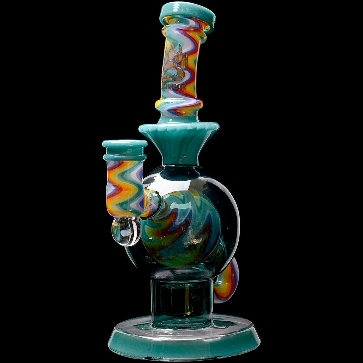 Calibear 8'' Wig Wag Ball Flower Of Life Dab Rig