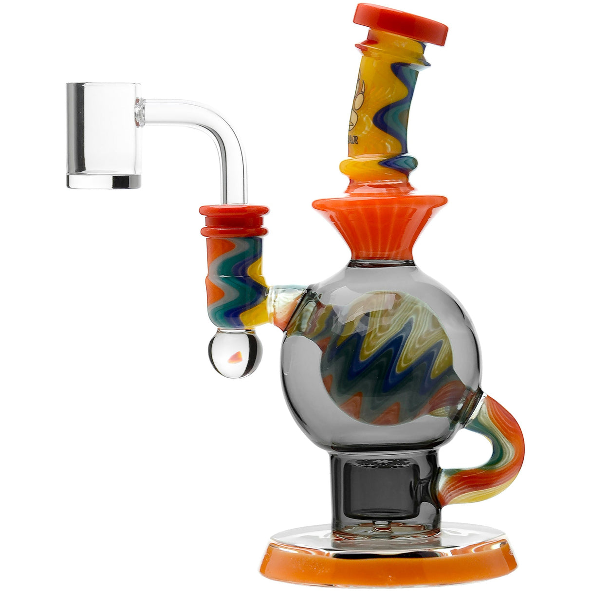 Calibear 8'' Wig Wag Ball Flower Of Life Dab Rig