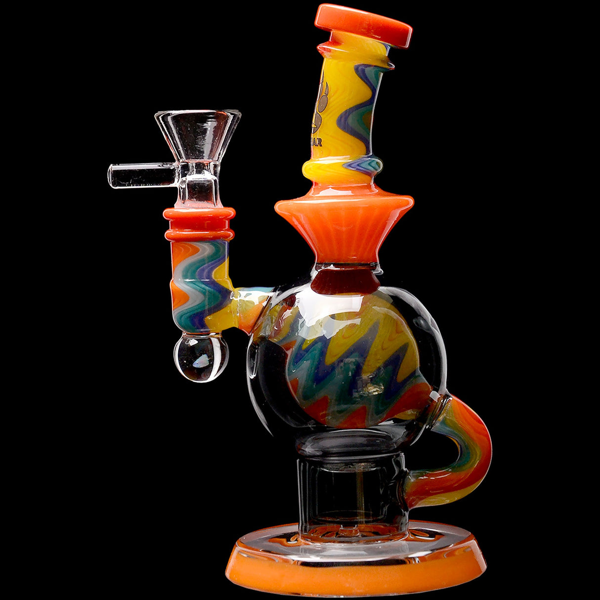 Calibear 8'' Wig Wag Ball Flower Of Life Dab Rig