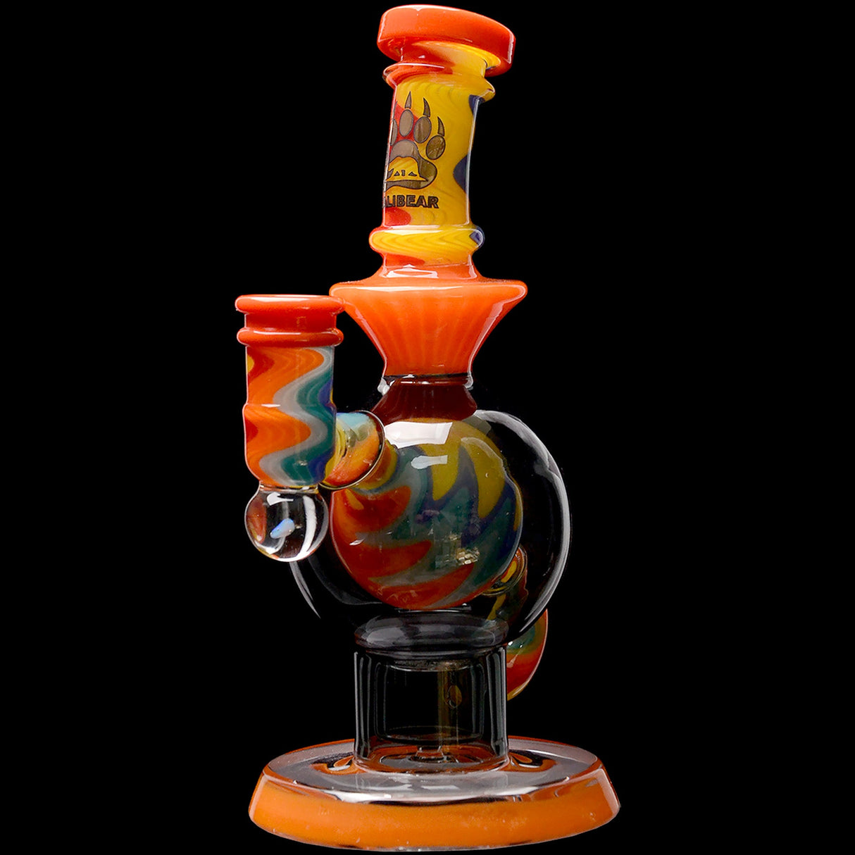 Calibear 8'' Wig Wag Ball Flower Of Life Dab Rig