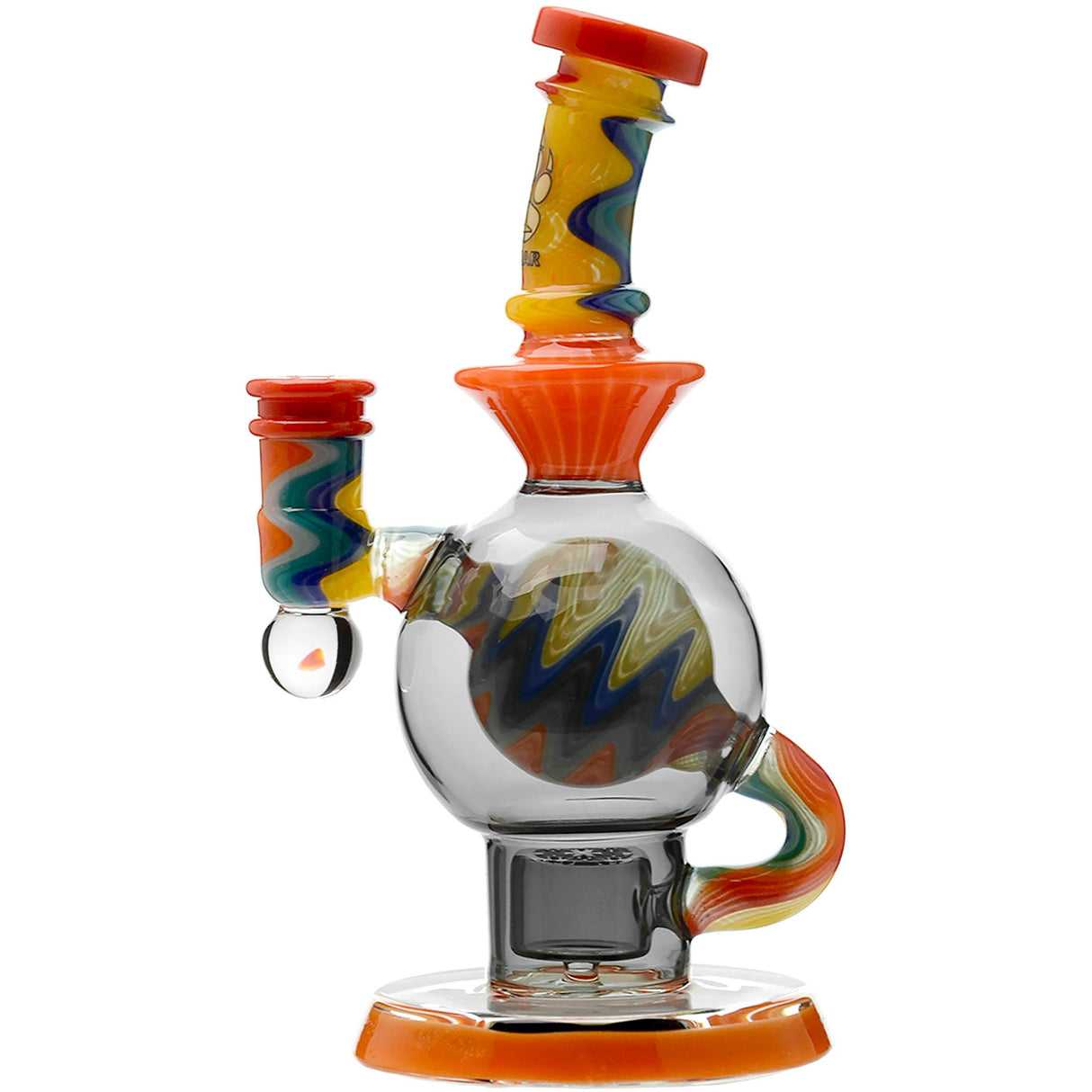 Calibear 8'' Wig Wag Ball Flower Of Life Dab Rig