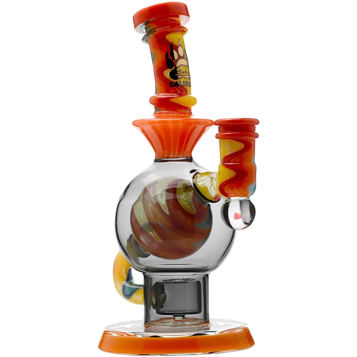 Calibear 8'' Wig Wag Ball Flower Of Life Dab Rig