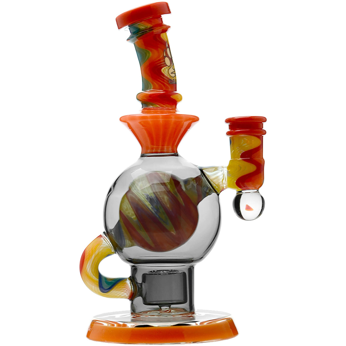 Calibear 8'' Wig Wag Ball Flower Of Life Dab Rig