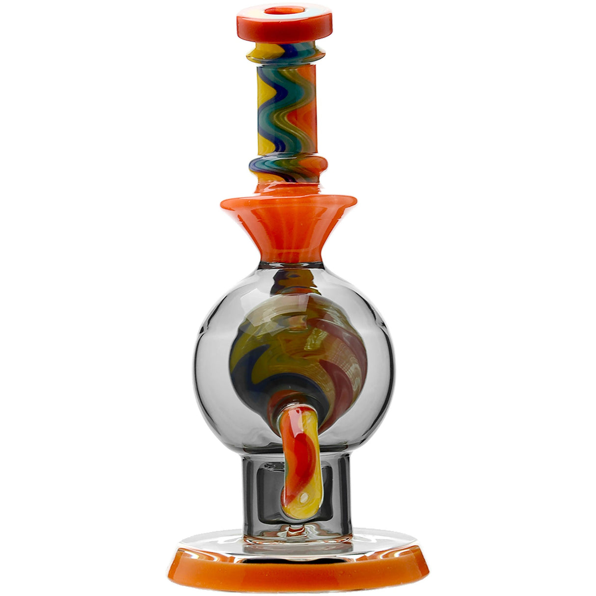 Calibear 8'' Wig Wag Ball Flower Of Life Dab Rig