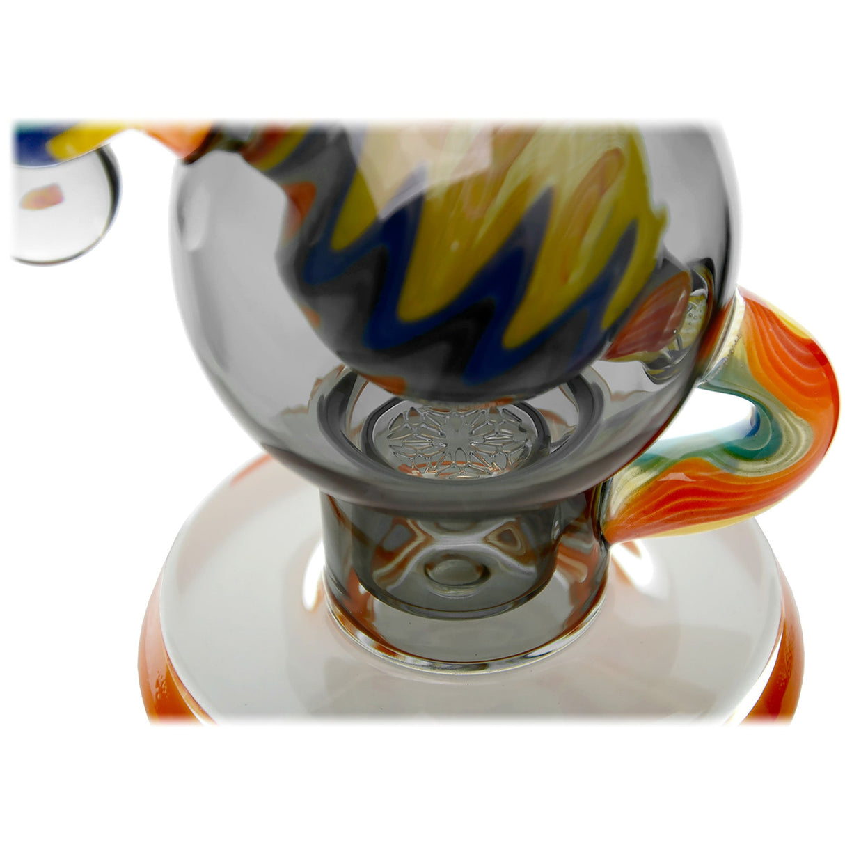 Calibear 8'' Wig Wag Ball Flower Of Life Dab Rig