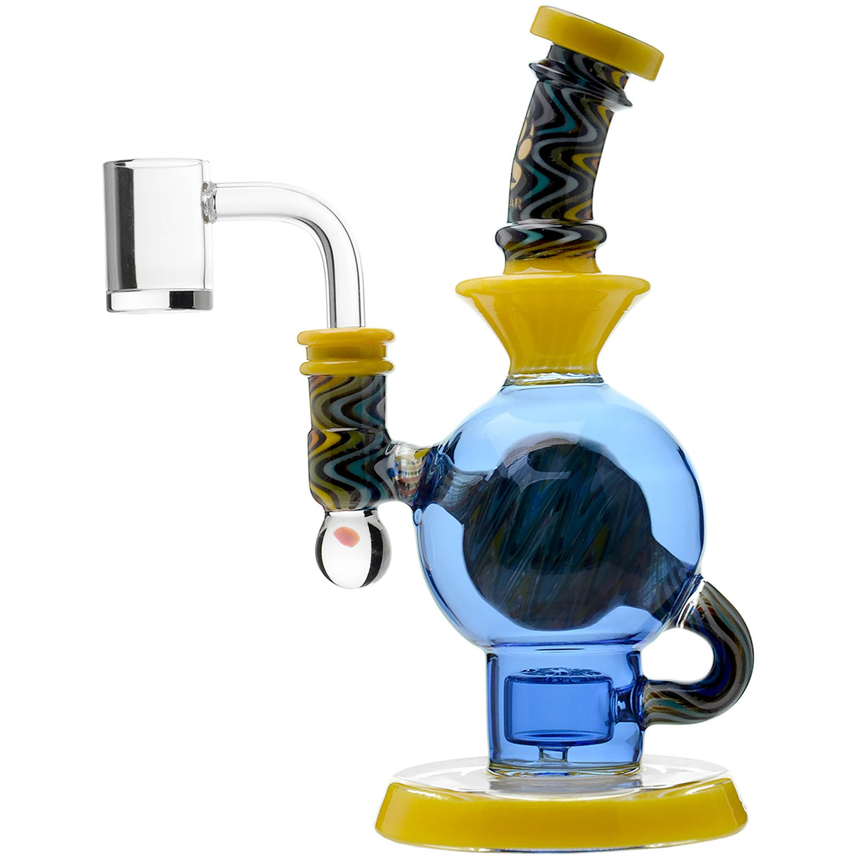 Calibear 8'' Wig Wag Ball Flower Of Life Dab Rig