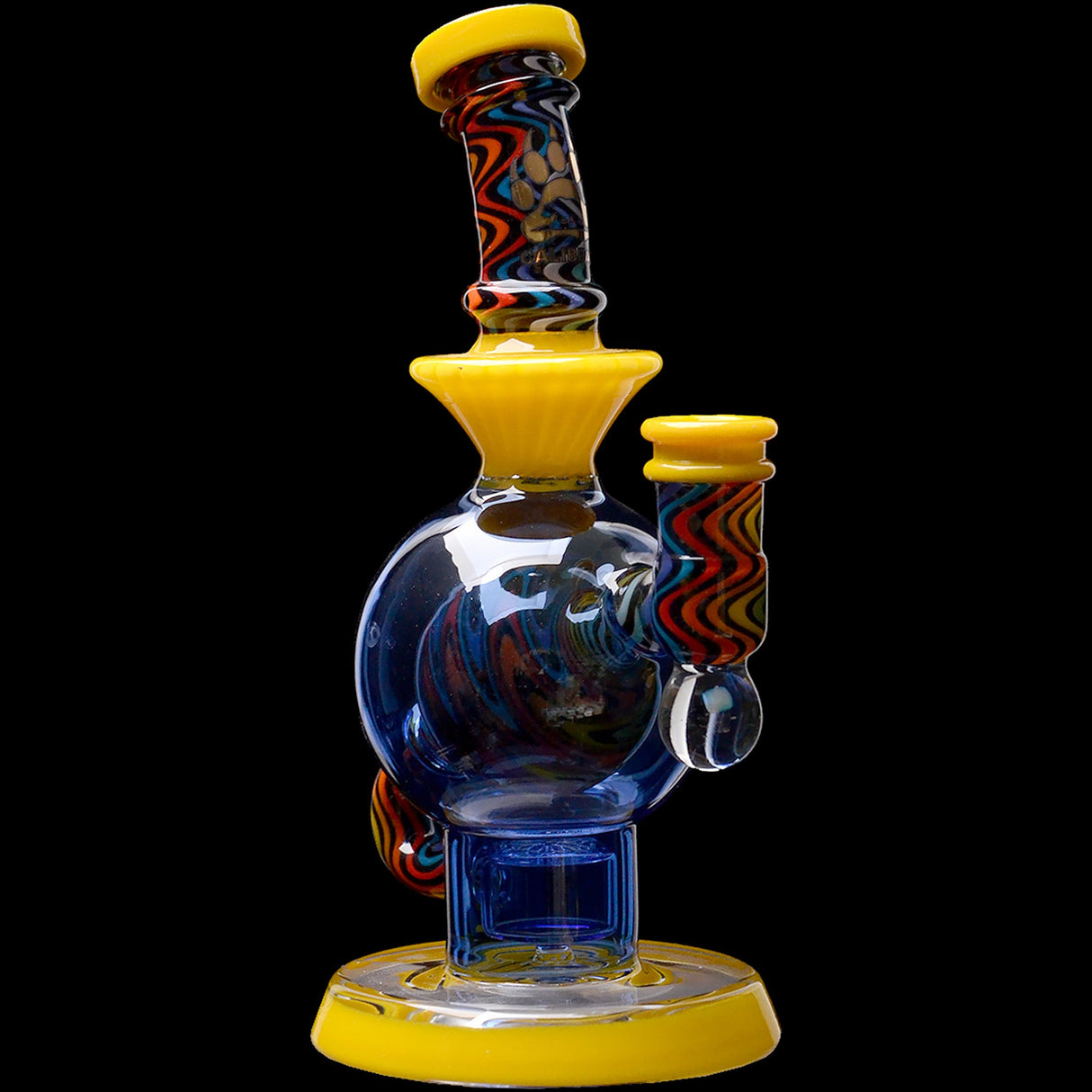Calibear 8'' Wig Wag Ball Flower Of Life Dab Rig