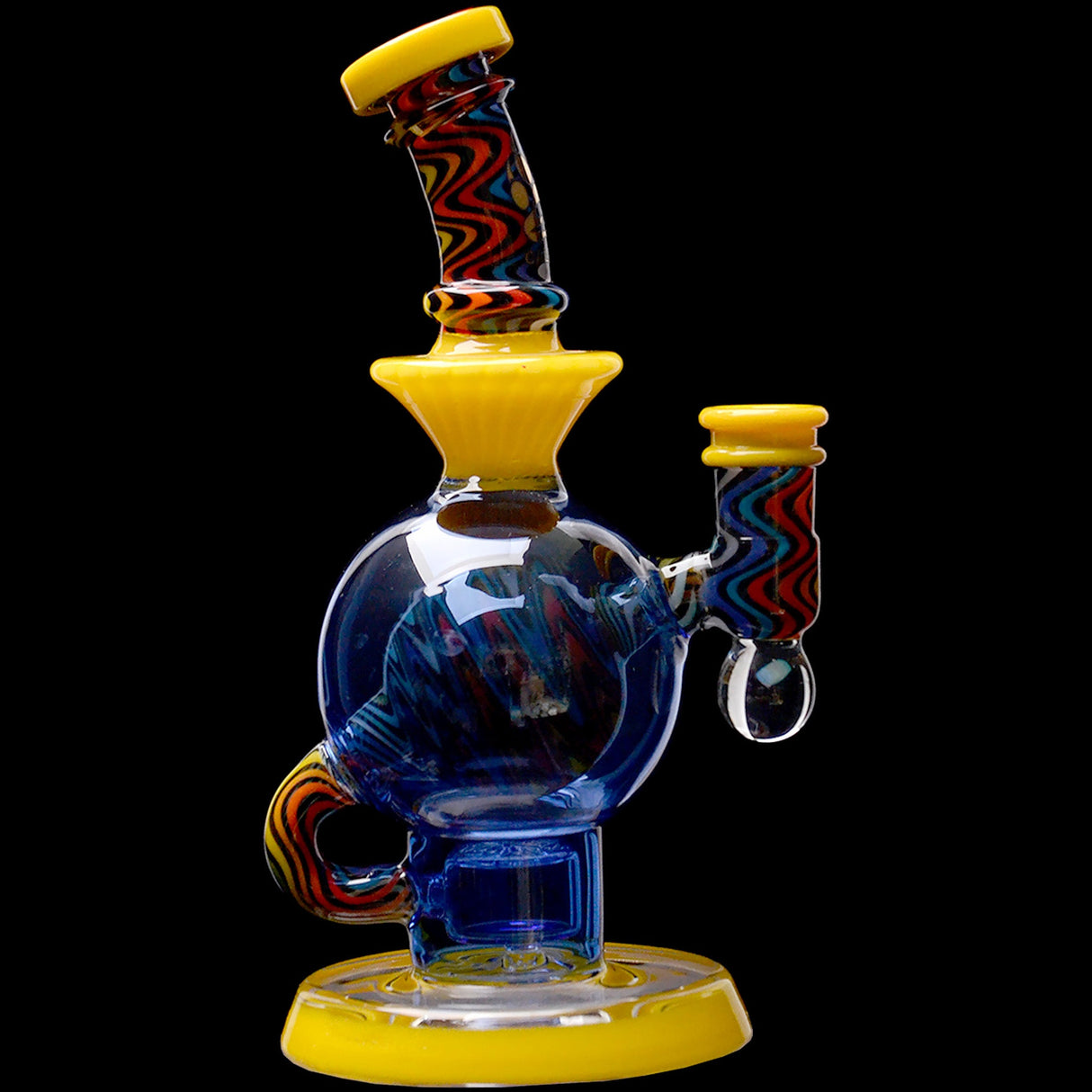 Calibear 8'' Wig Wag Ball Flower Of Life Dab Rig