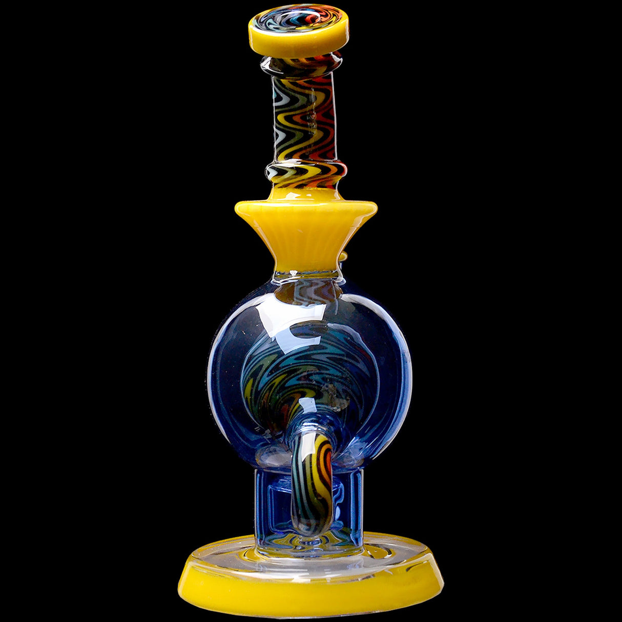 Calibear 8'' Wig Wag Ball Flower Of Life Dab Rig