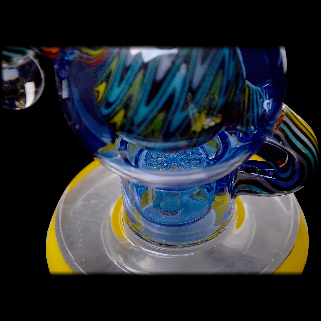 Calibear 8'' Wig Wag Ball Flower Of Life Dab Rig