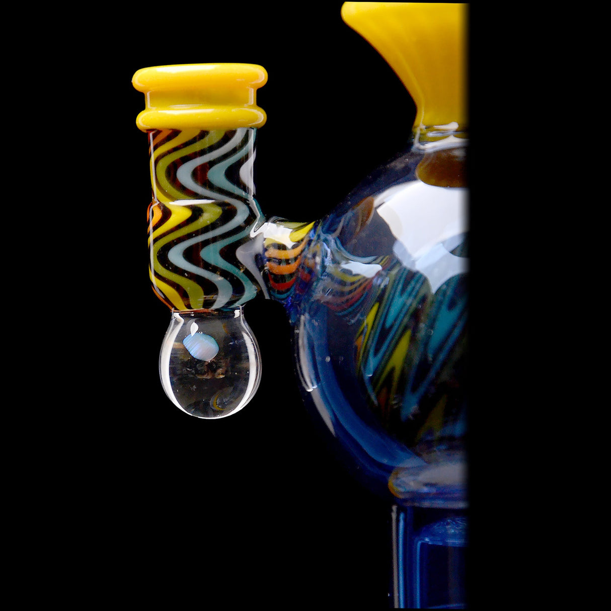Calibear 8'' Wig Wag Ball Flower Of Life Dab Rig