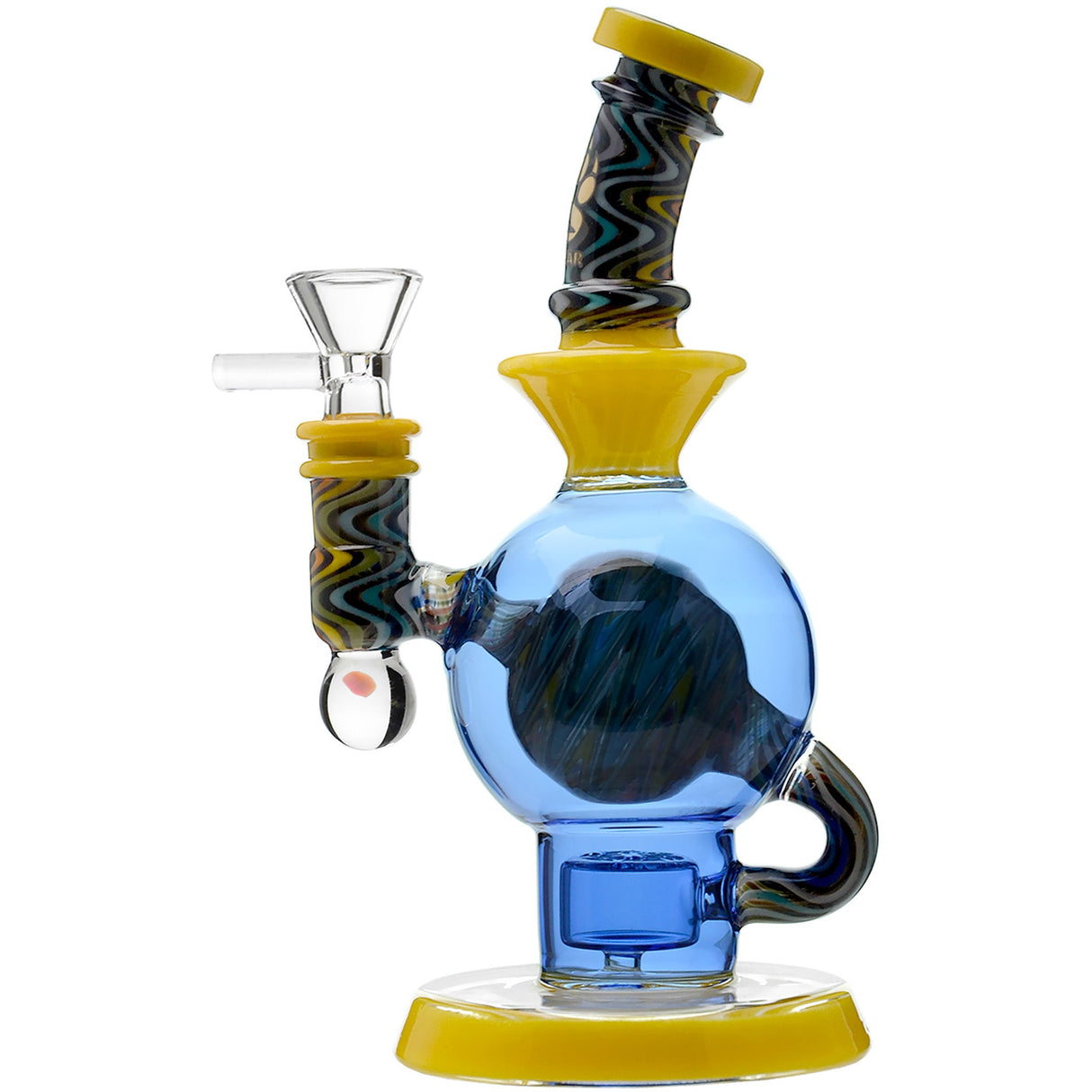 Calibear 8'' Wig Wag Ball Flower Of Life Dab Rig