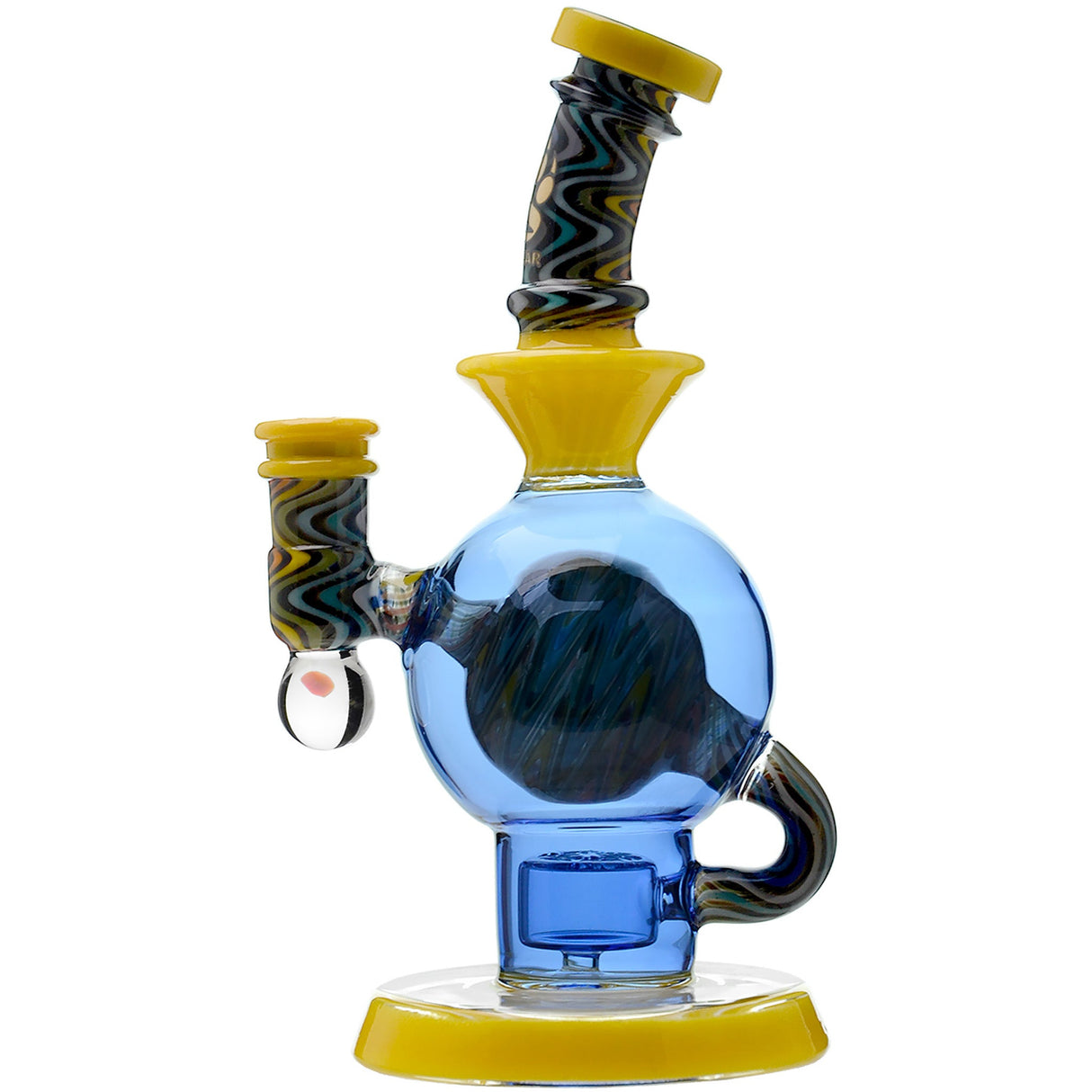 Calibear 8'' Wig Wag Ball Flower Of Life Dab Rig