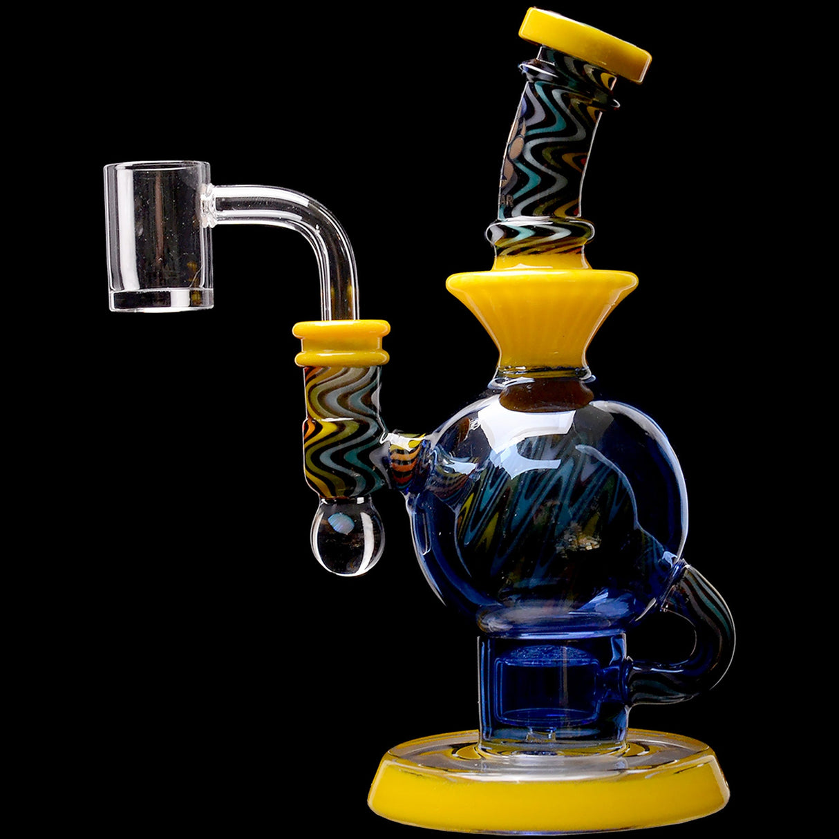 Calibear 8'' Wig Wag Ball Flower Of Life Dab Rig