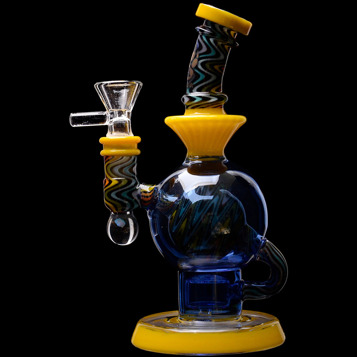 Calibear 8'' Wig Wag Ball Flower Of Life Dab Rig