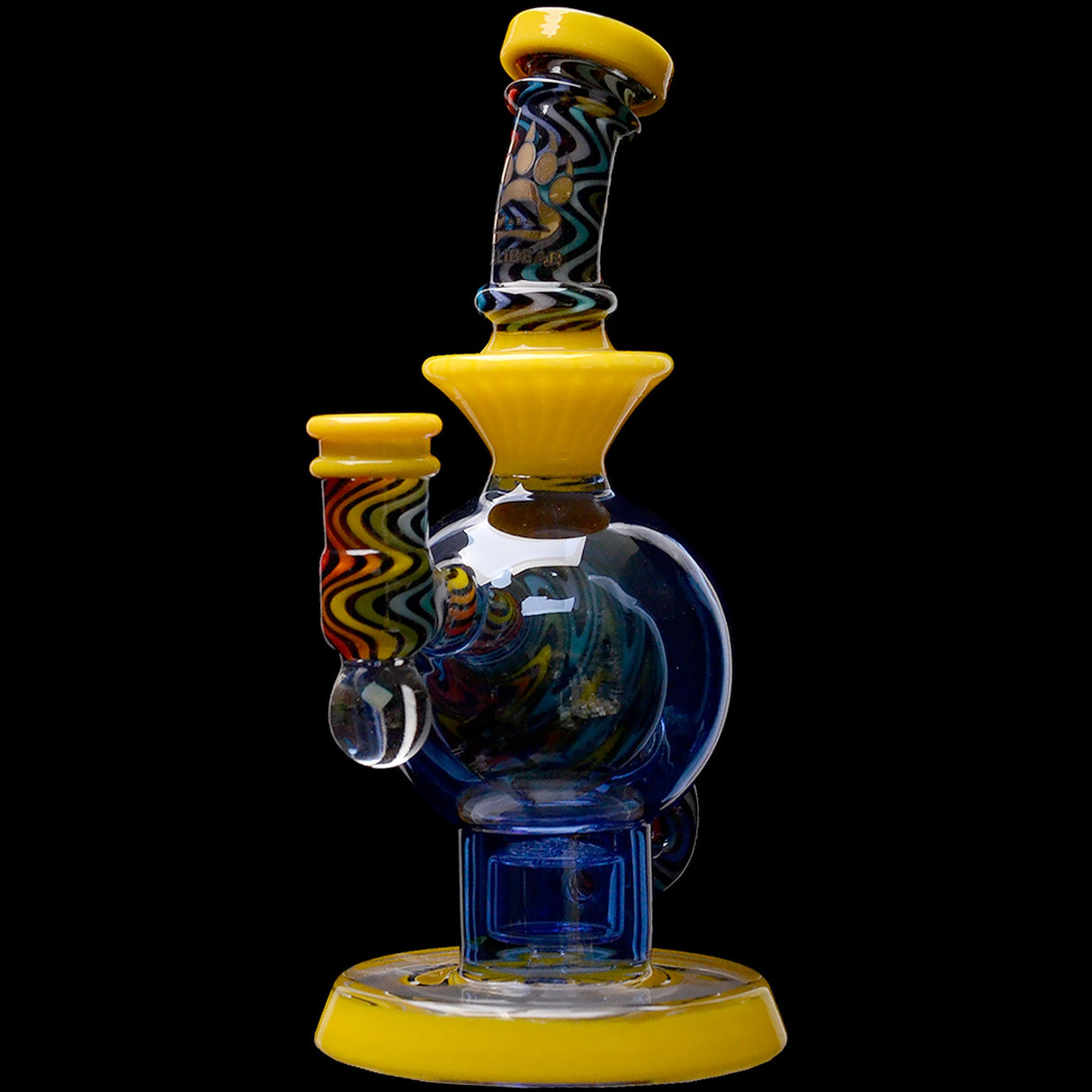 Calibear 8'' Wig Wag Ball Flower Of Life Dab Rig