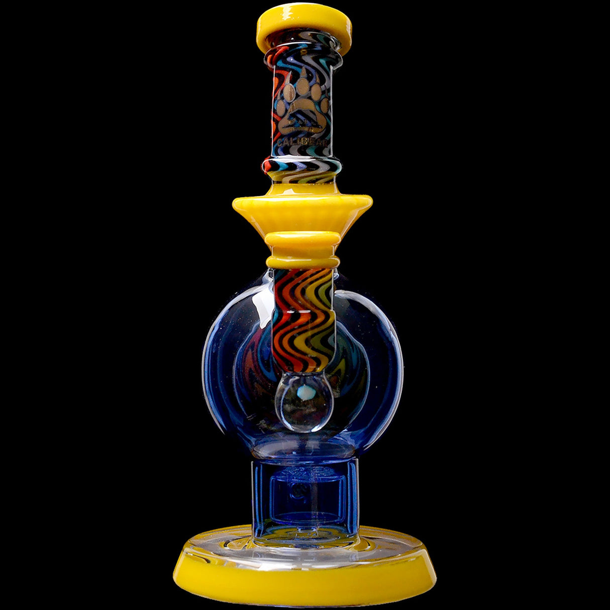 Calibear 8'' Wig Wag Ball Flower Of Life Dab Rig