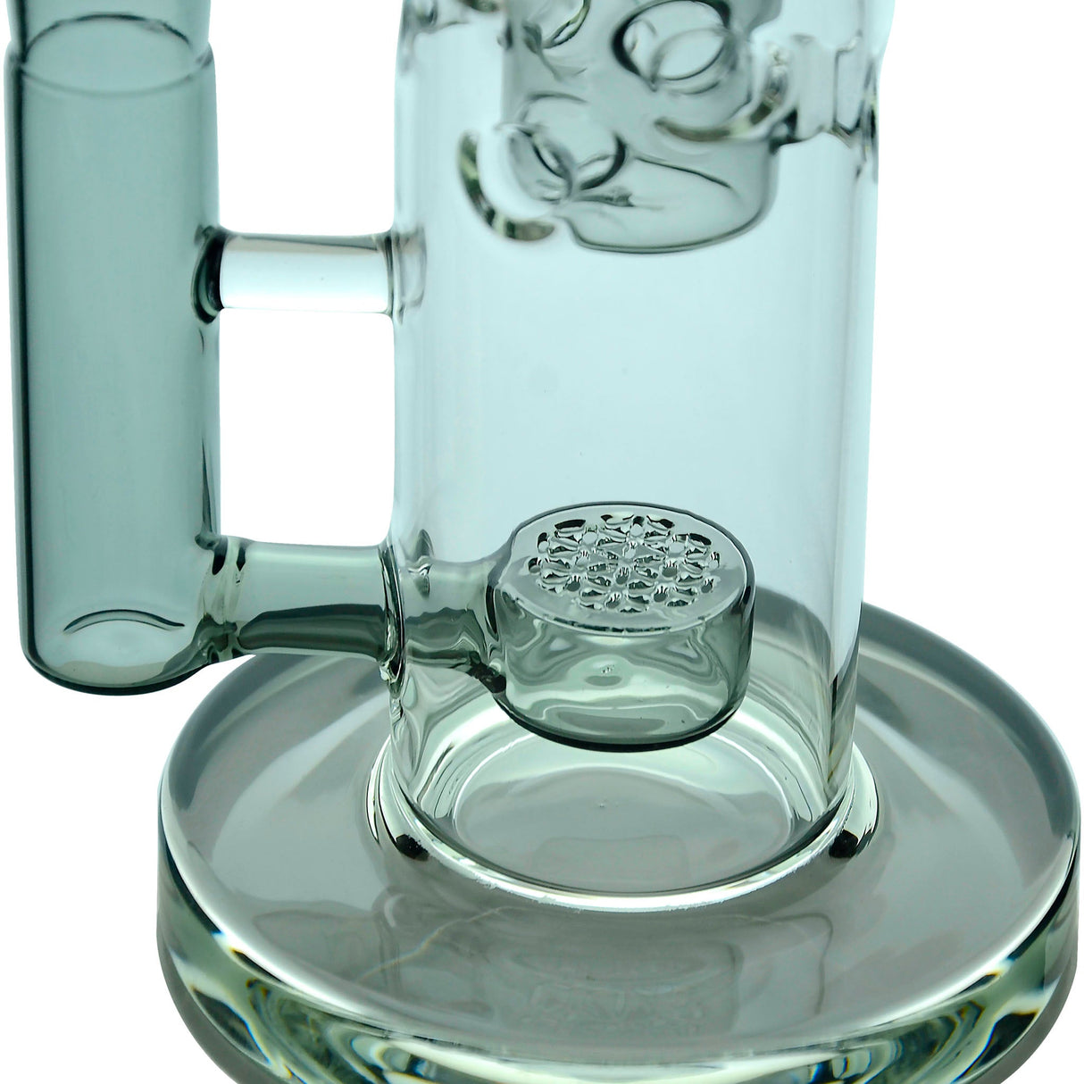 Calibear 11.8" Honeycomb Tower Flower Of Life Perc Bong